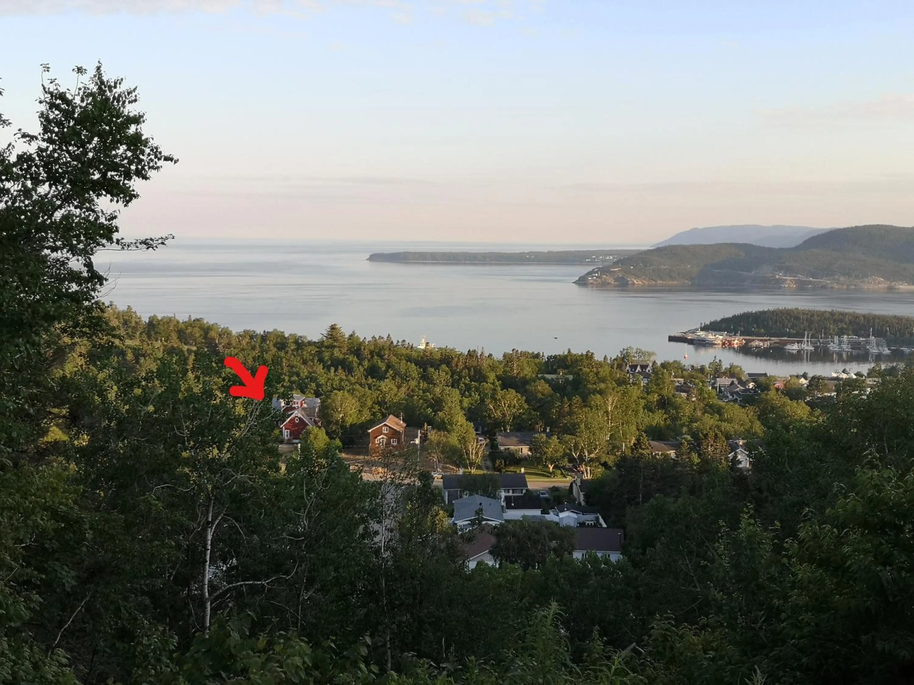 Bird's eye view in Au Cachalot Caché le gîte hôtel
