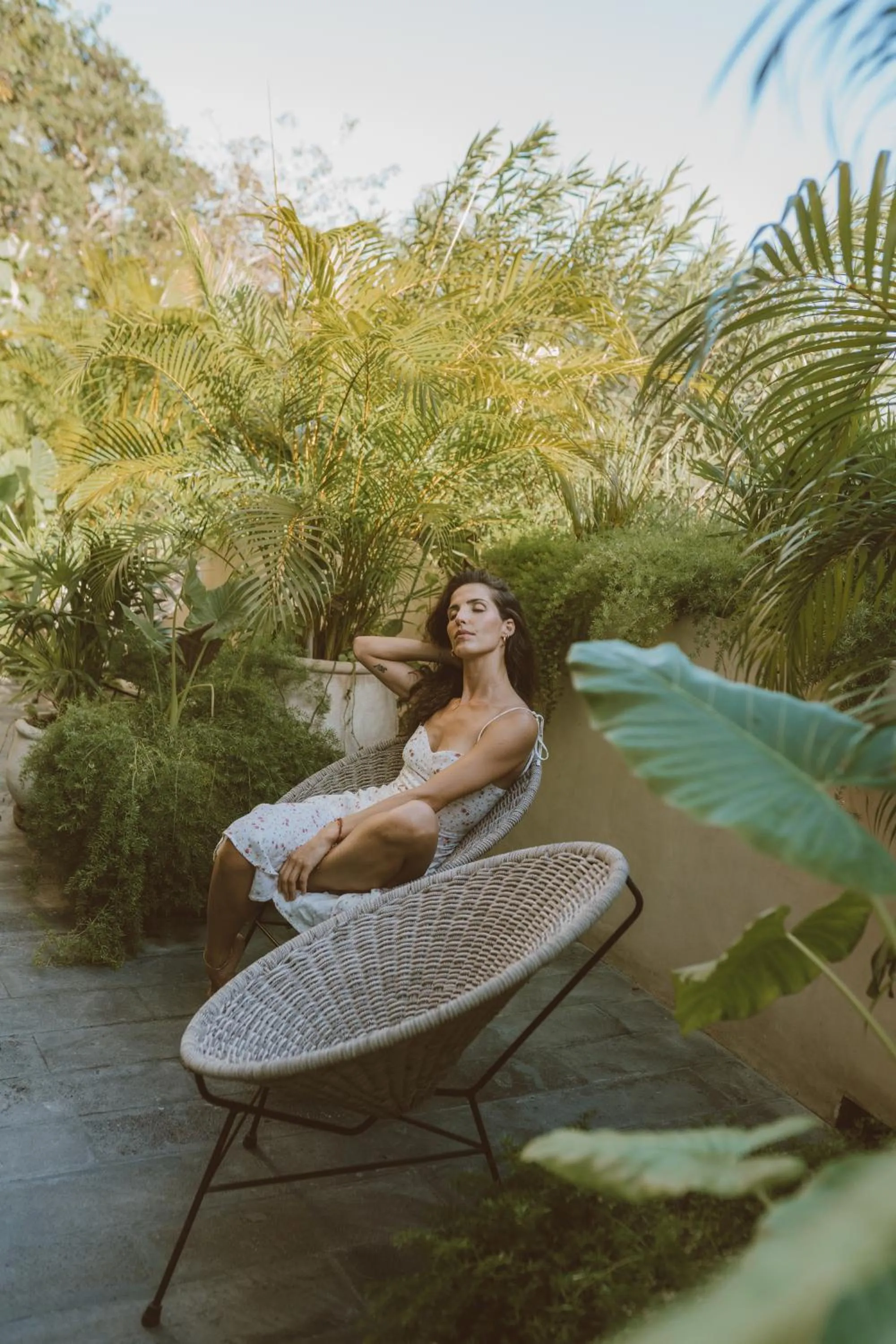 Garden in Casa Agape Hotel Tulum with Beach Club Access