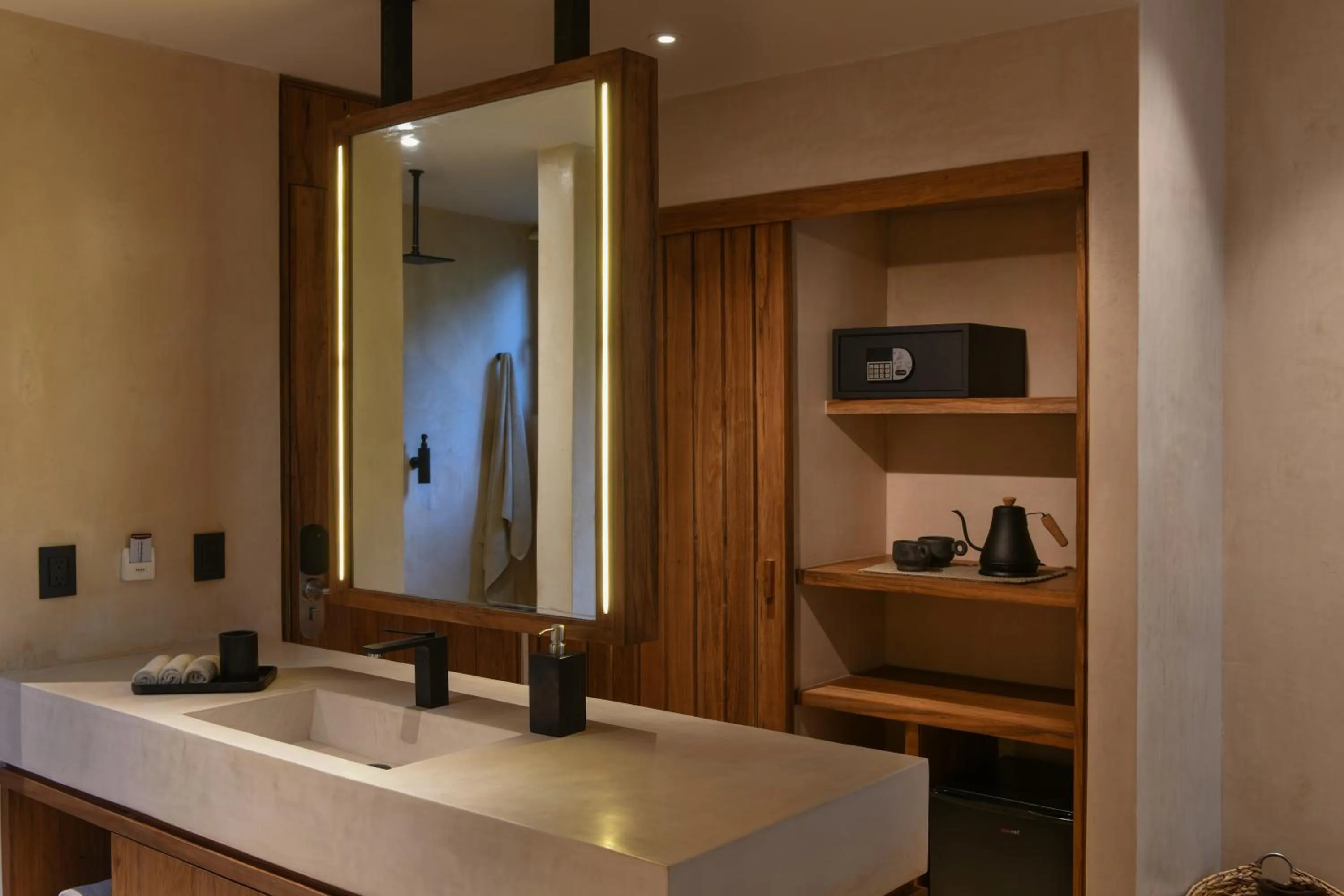 Toilet in Casa Agape Hotel Tulum with Beach Club Access