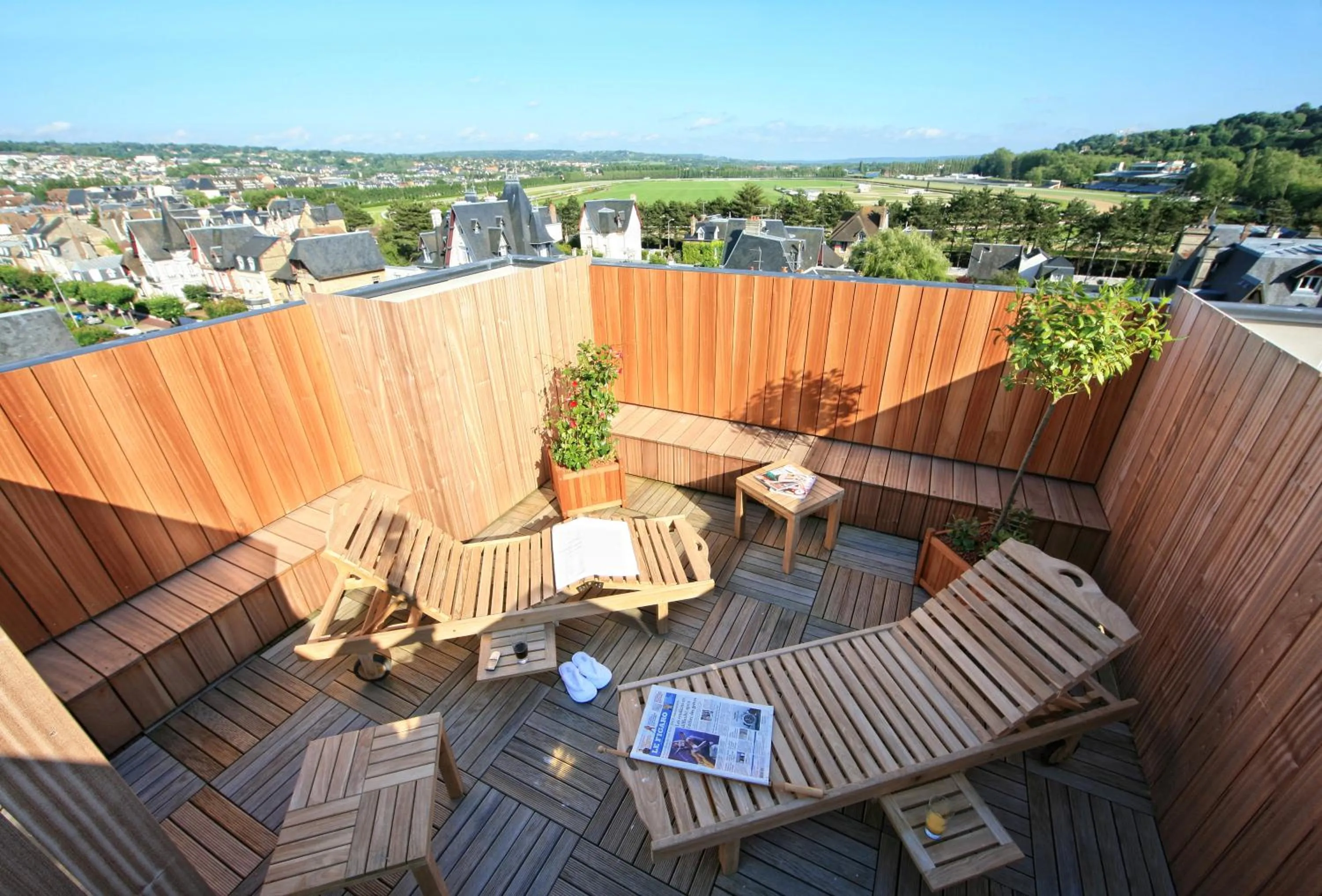 View (from property/room) in La Closerie SPA & Résidence Hôtel