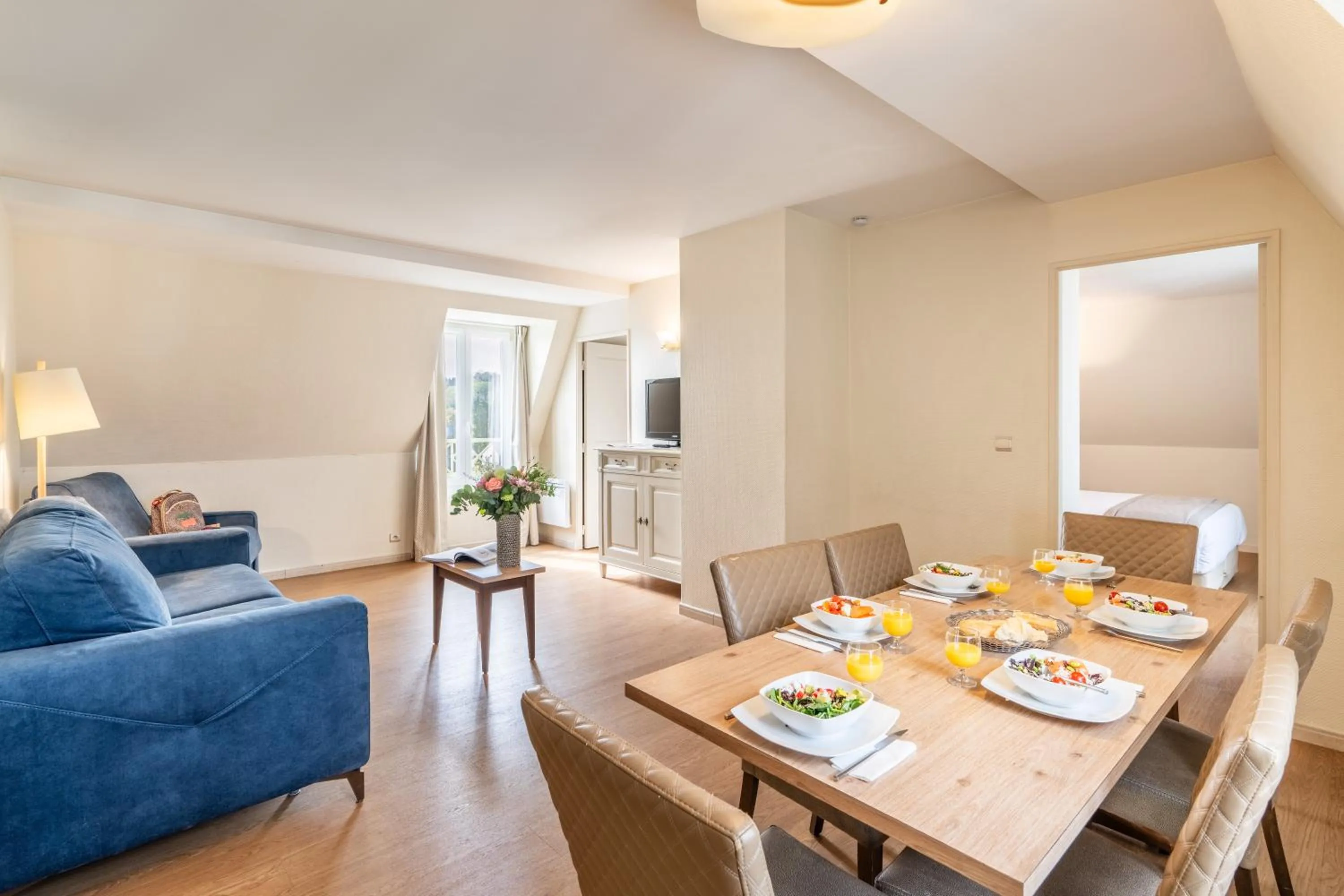 Living room in La Closerie SPA & Résidence Hôtel