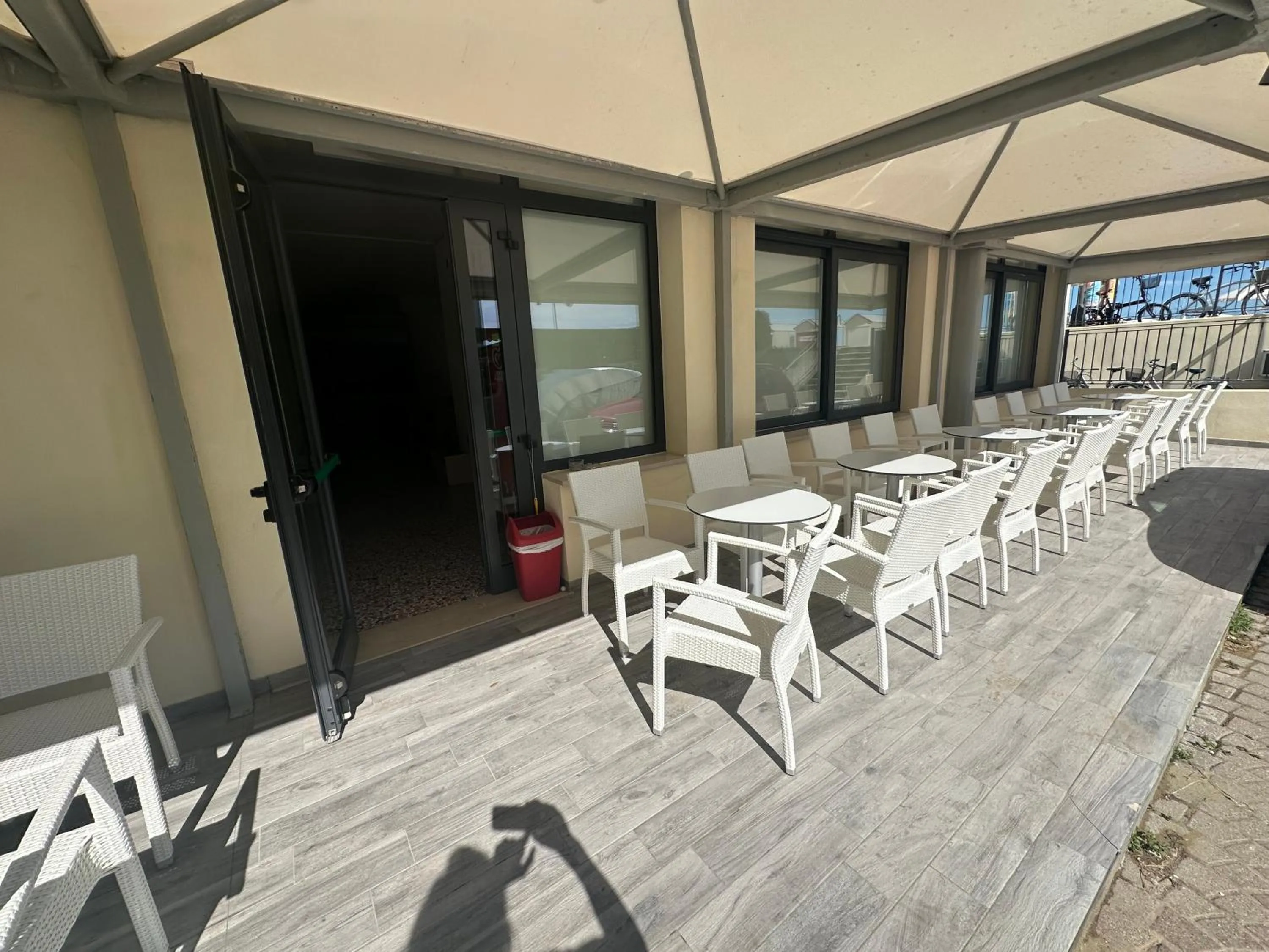 Patio in Hotel Vienna