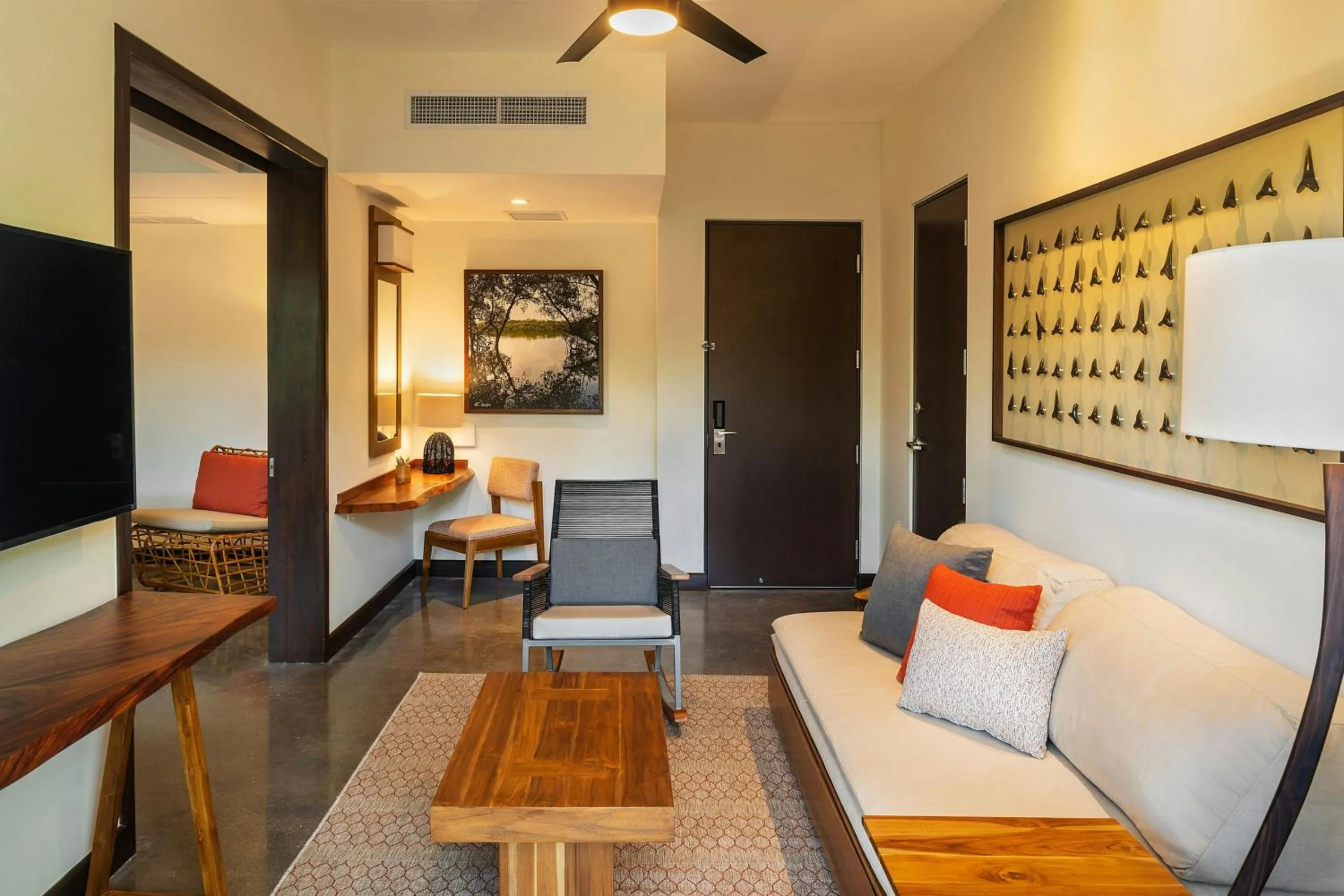 Living room in El Mangroove Papagayo, Autograph Collection