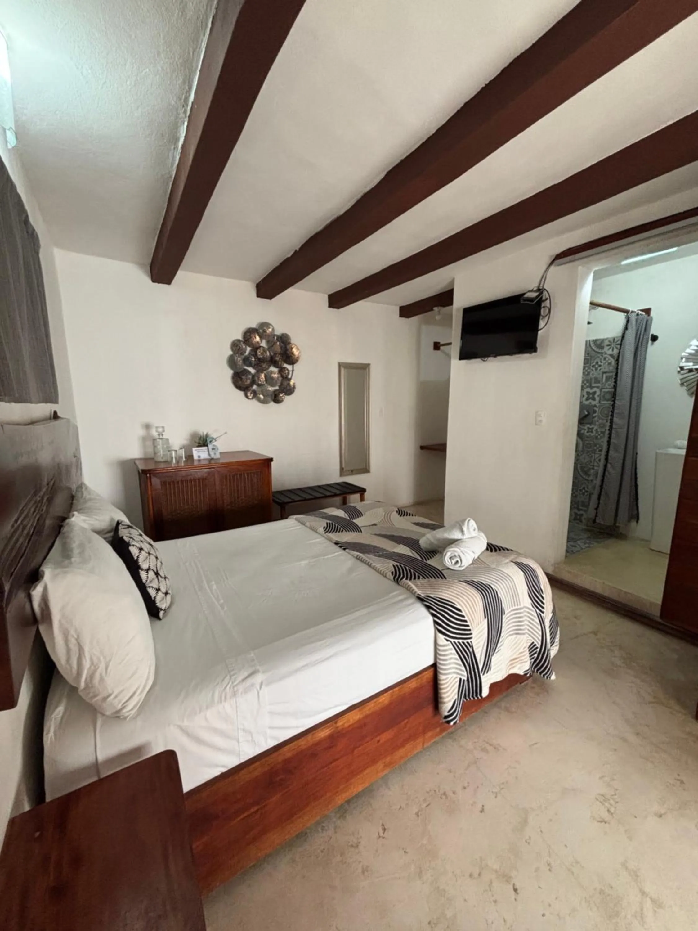 Bed in Hotel Mittoz Holbox