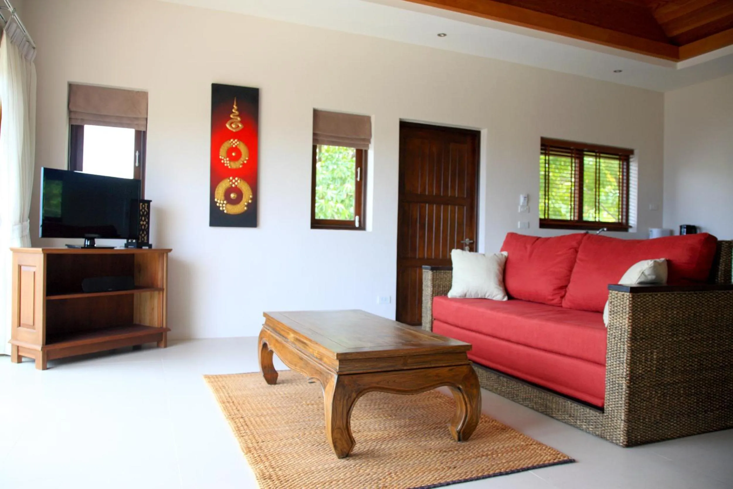 Living room in Koh Phangan Pavilions Serviced Apartments