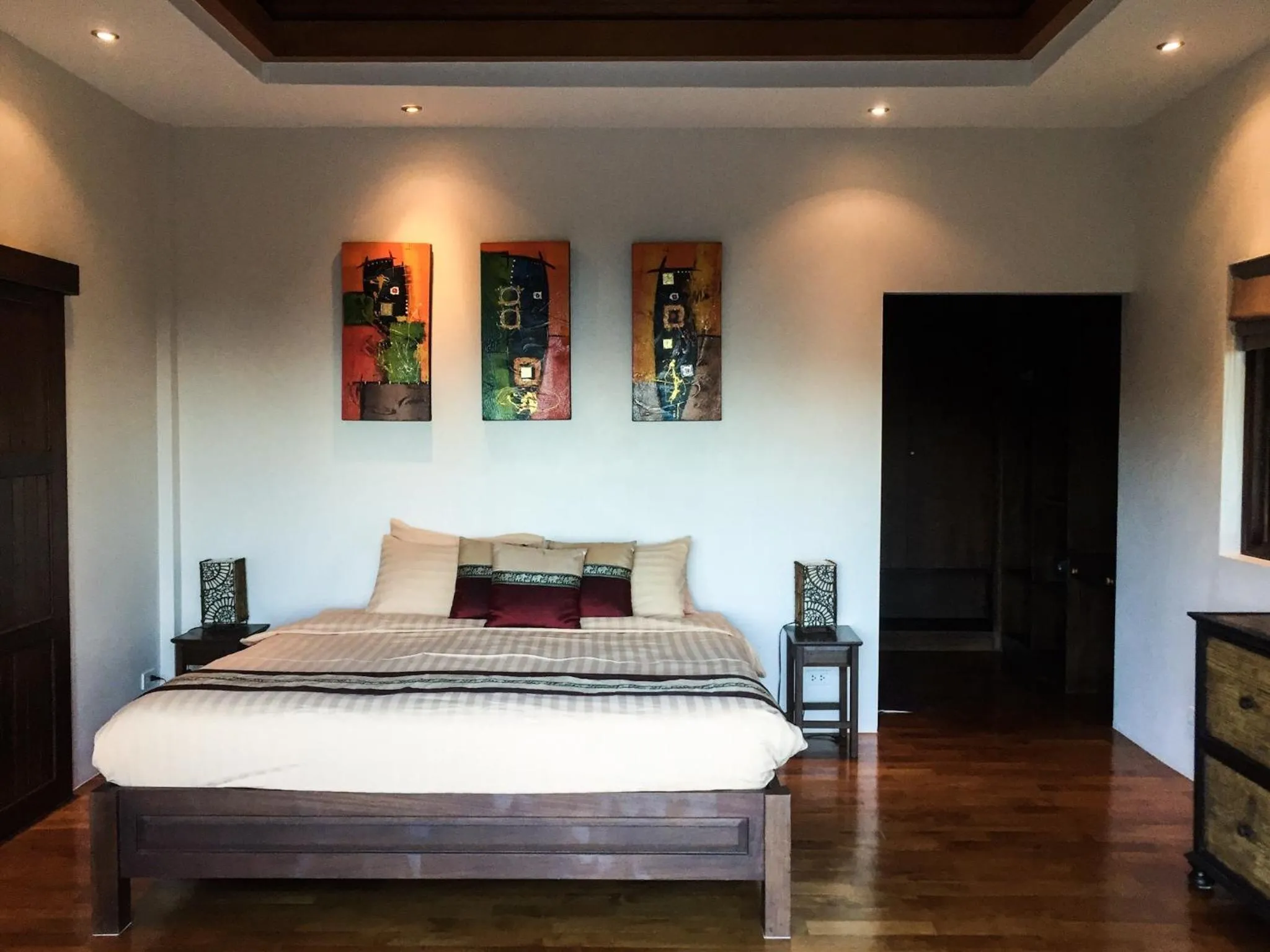 Bed in Koh Phangan Pavilions Serviced Apartments