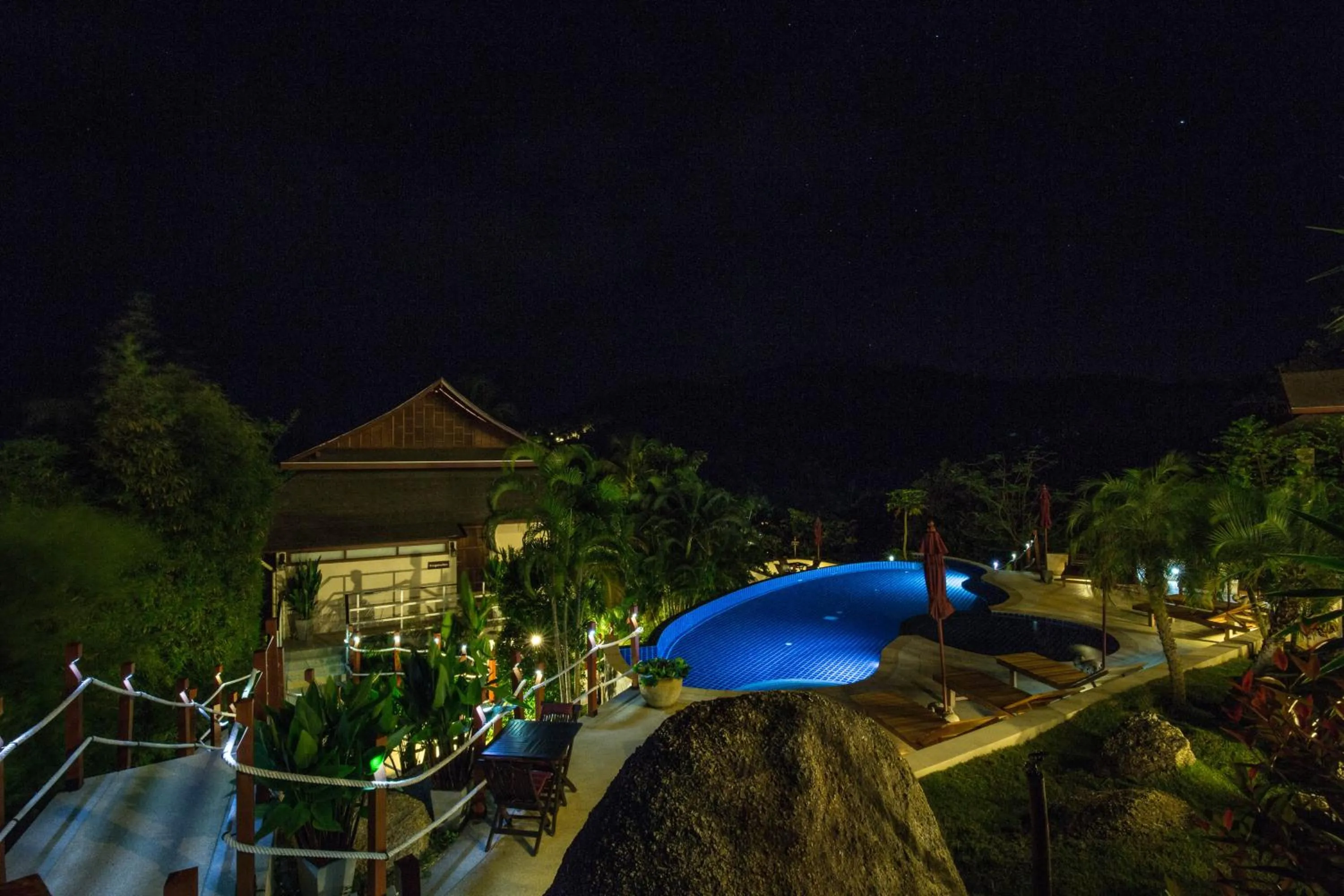 Bird's eye view in Koh Phangan Pavilions Serviced Apartments