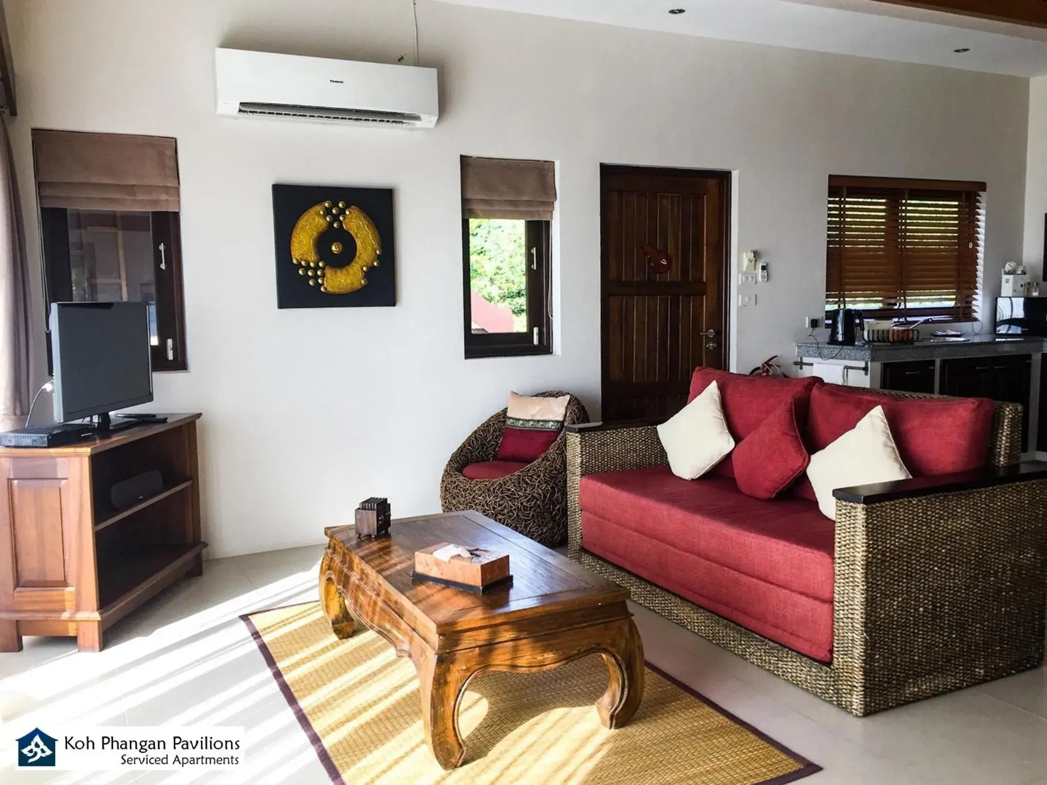 One-Bedroom Apartment with Sea View in Koh Phangan Pavilions Serviced Apartments One-Bedroom Apartment with Sea View in Koh Phangan Pavilions Serviced Apartments