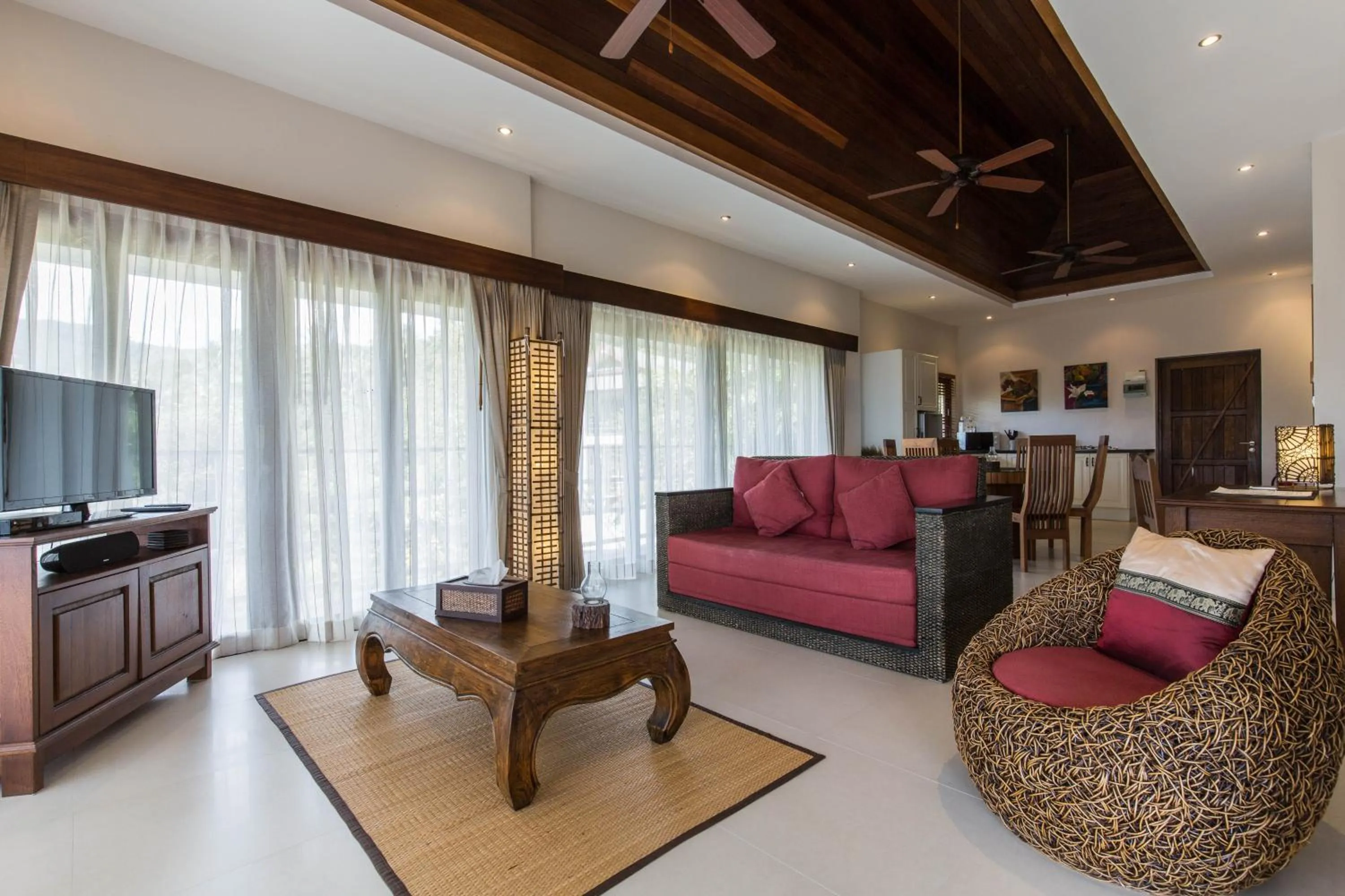 Photo of the whole room in Koh Phangan Pavilions Serviced Apartments