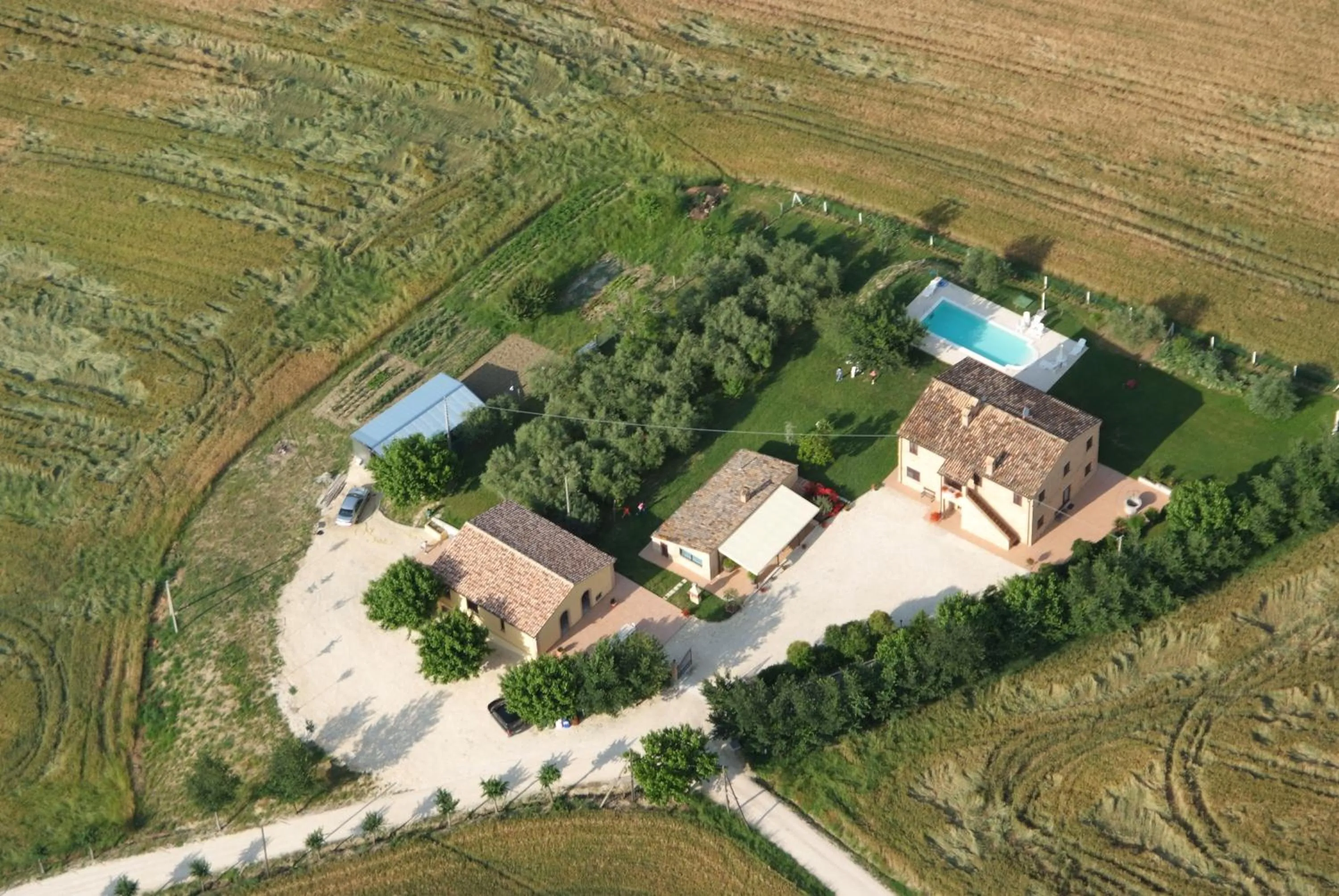 Bird's eye view in Il Giardino Degli Ulivi
