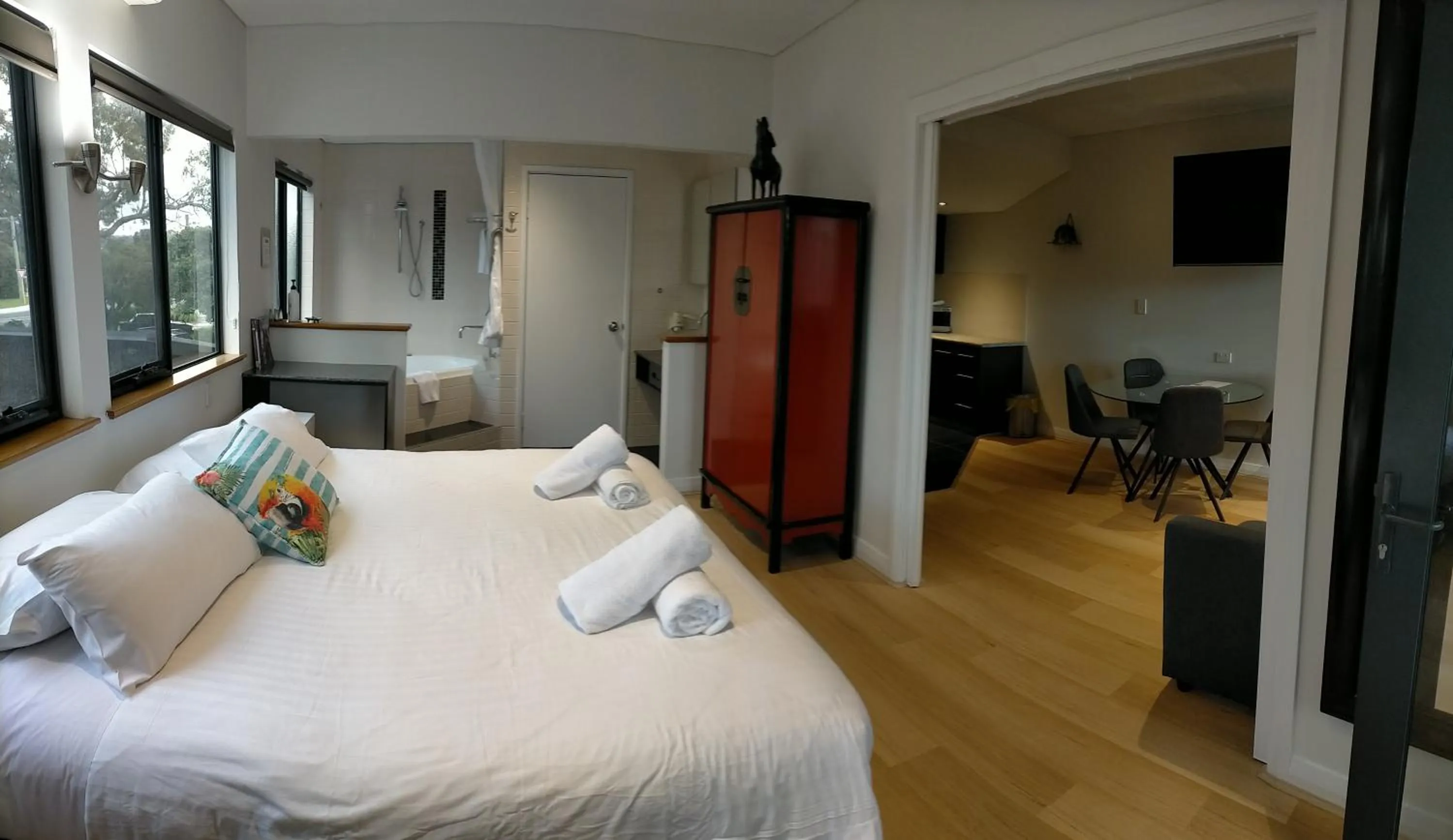 Bed in Dunsborough Bay Village Resort Suites