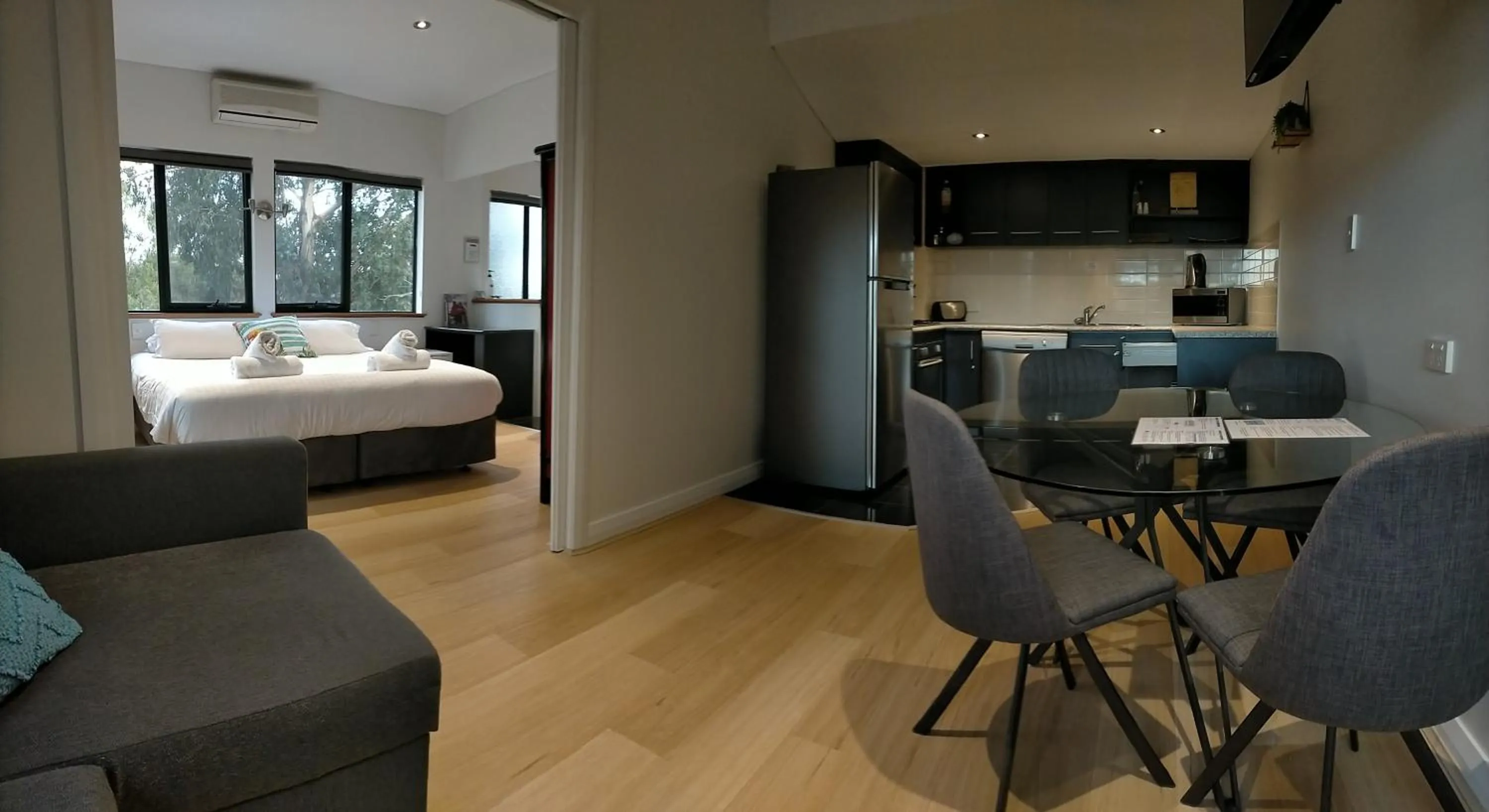 Bed in Dunsborough Bay Village Resort Suites