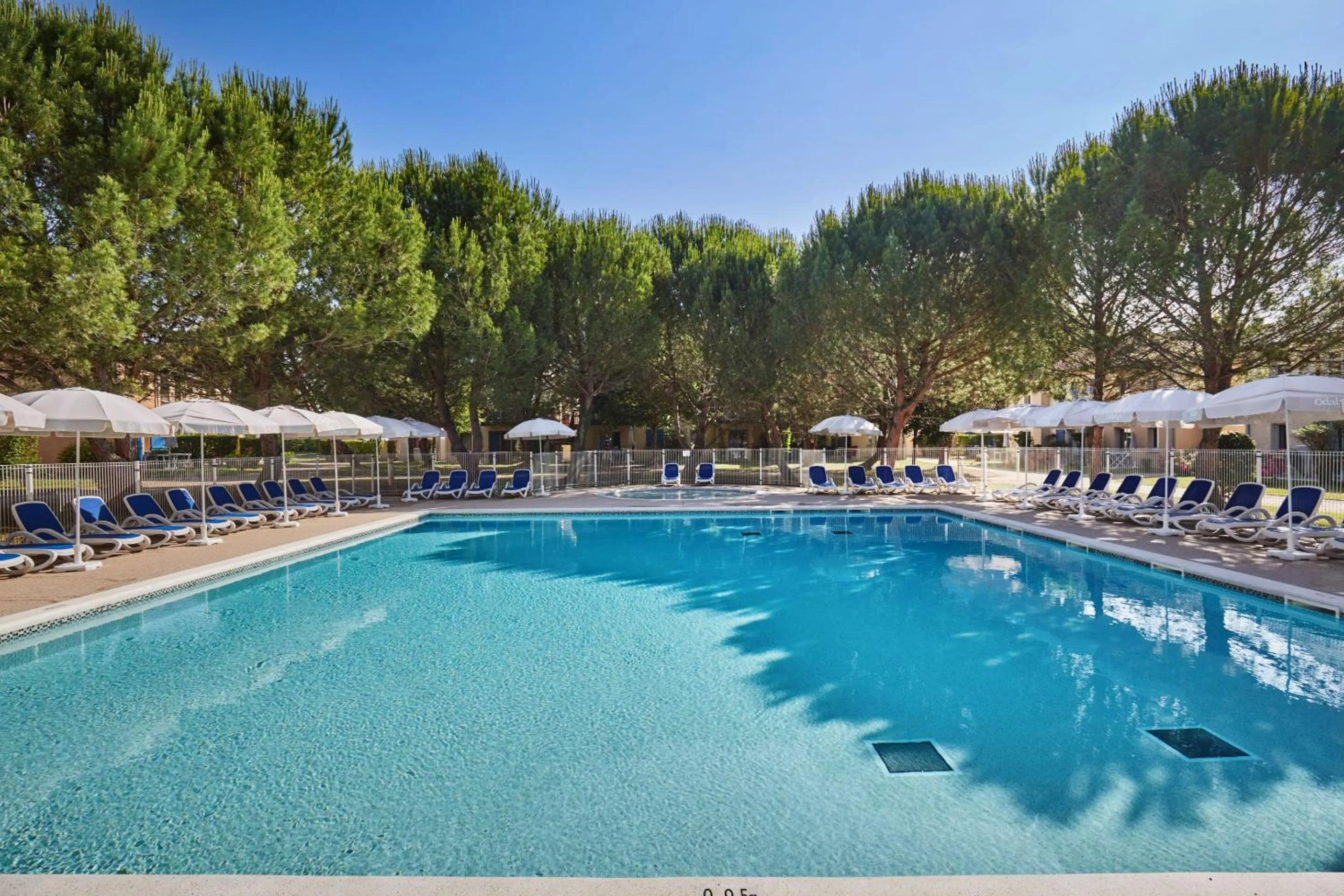Swimming pool in Résidence Odalys Le Hameau du Moulin