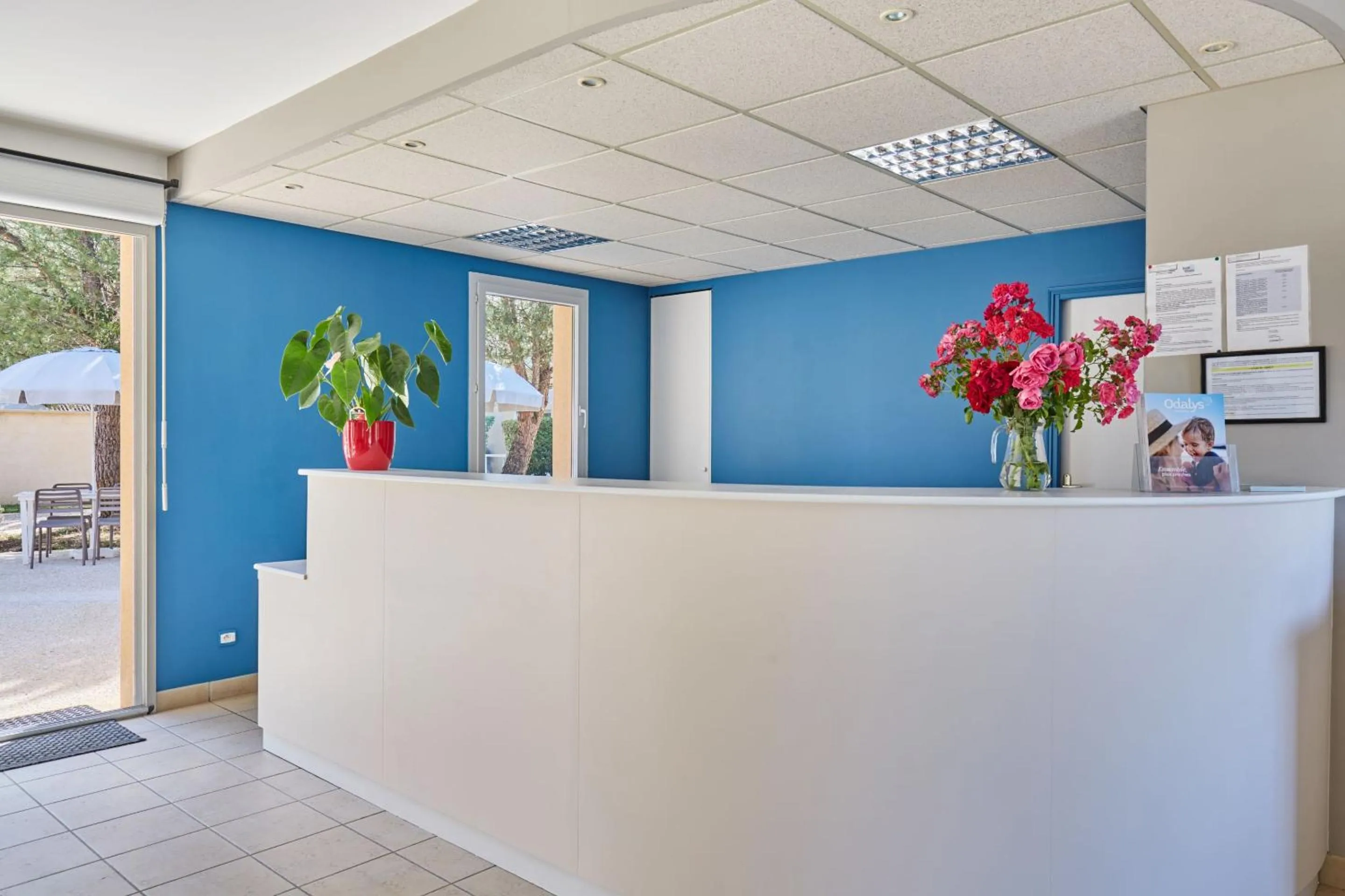 Lobby or reception in Résidence Odalys Le Hameau du Moulin