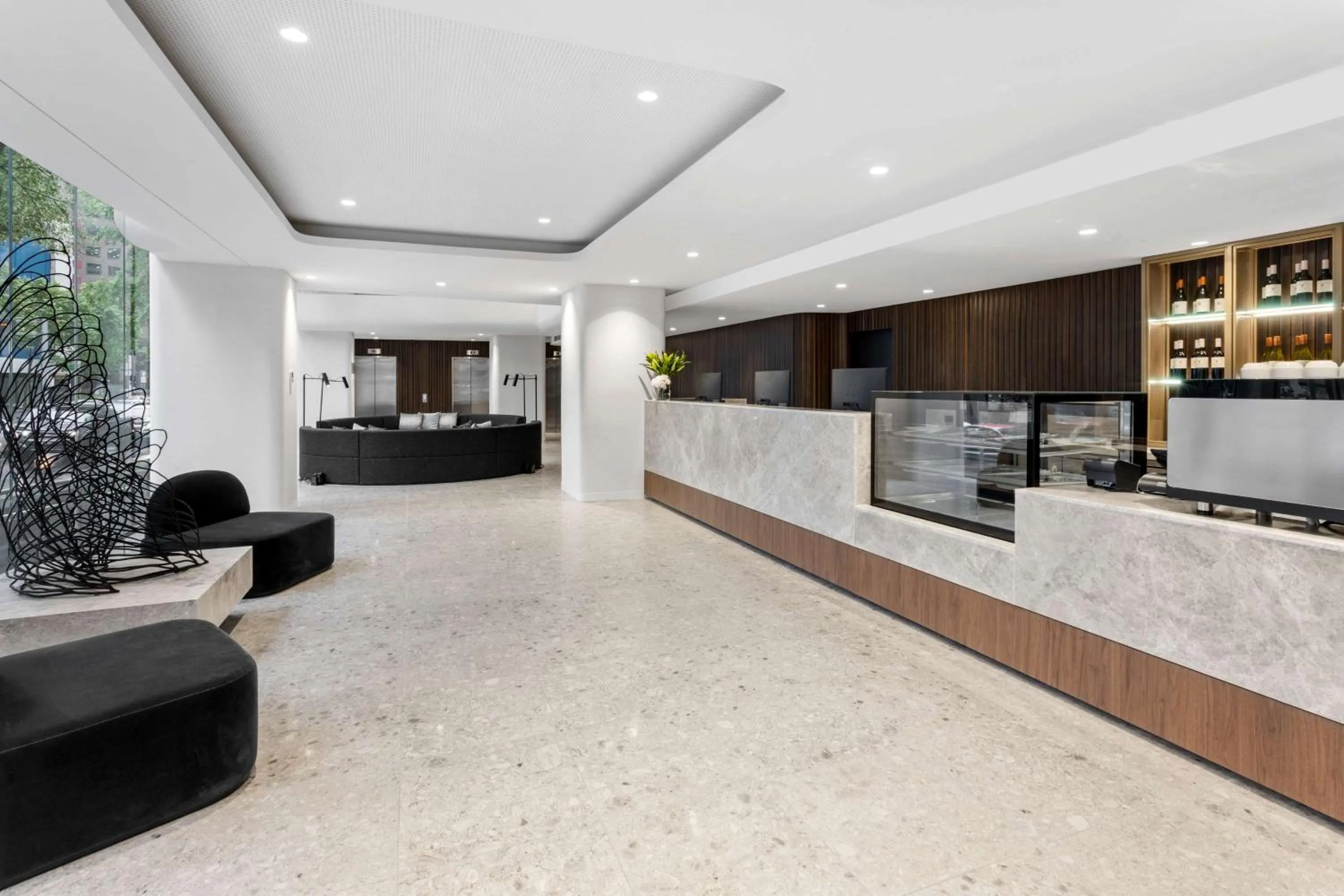 Lobby or reception in Adina Apartment Hotel Melbourne Southbank