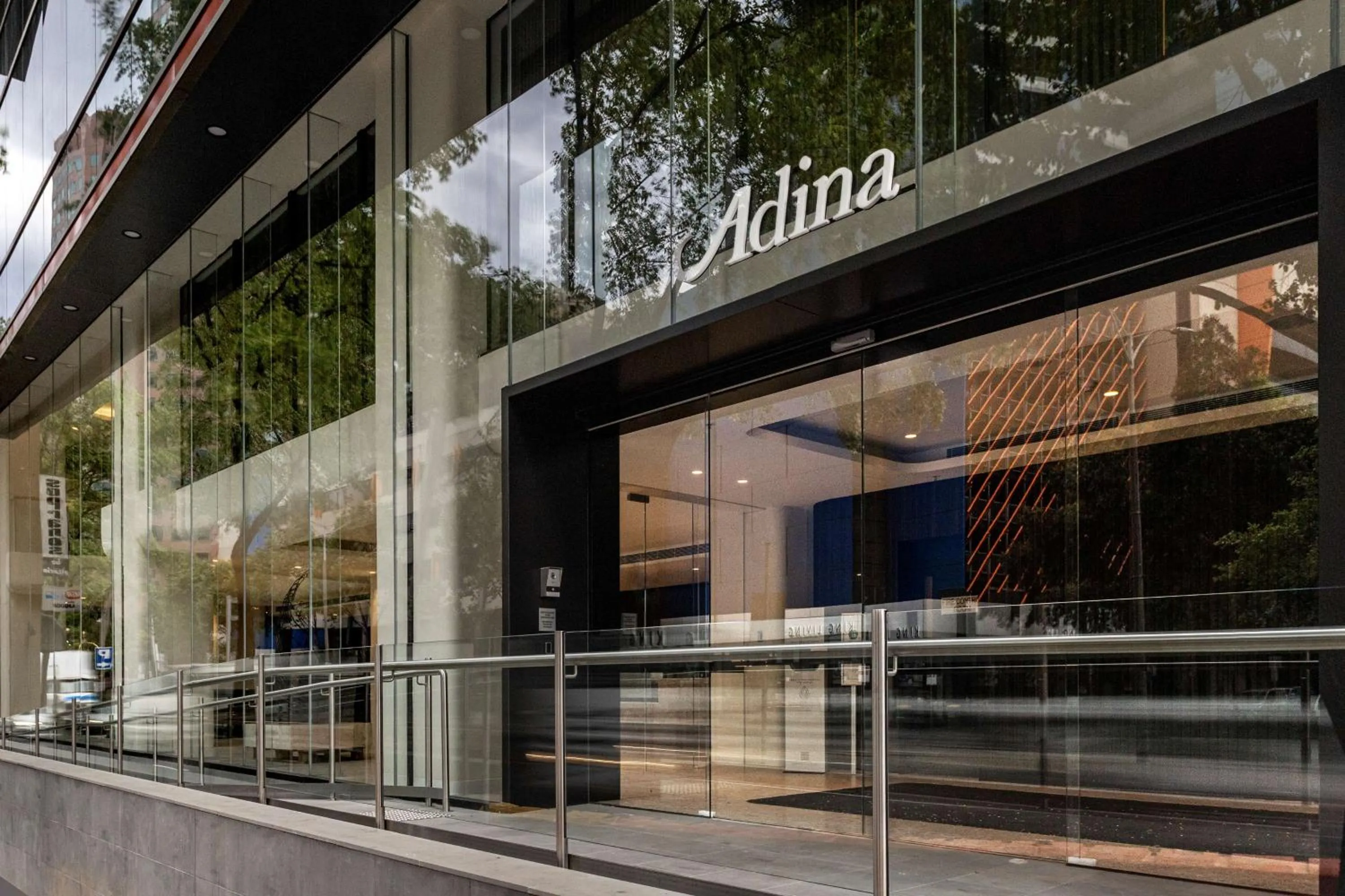 Property building in Adina Apartment Hotel Melbourne Southbank