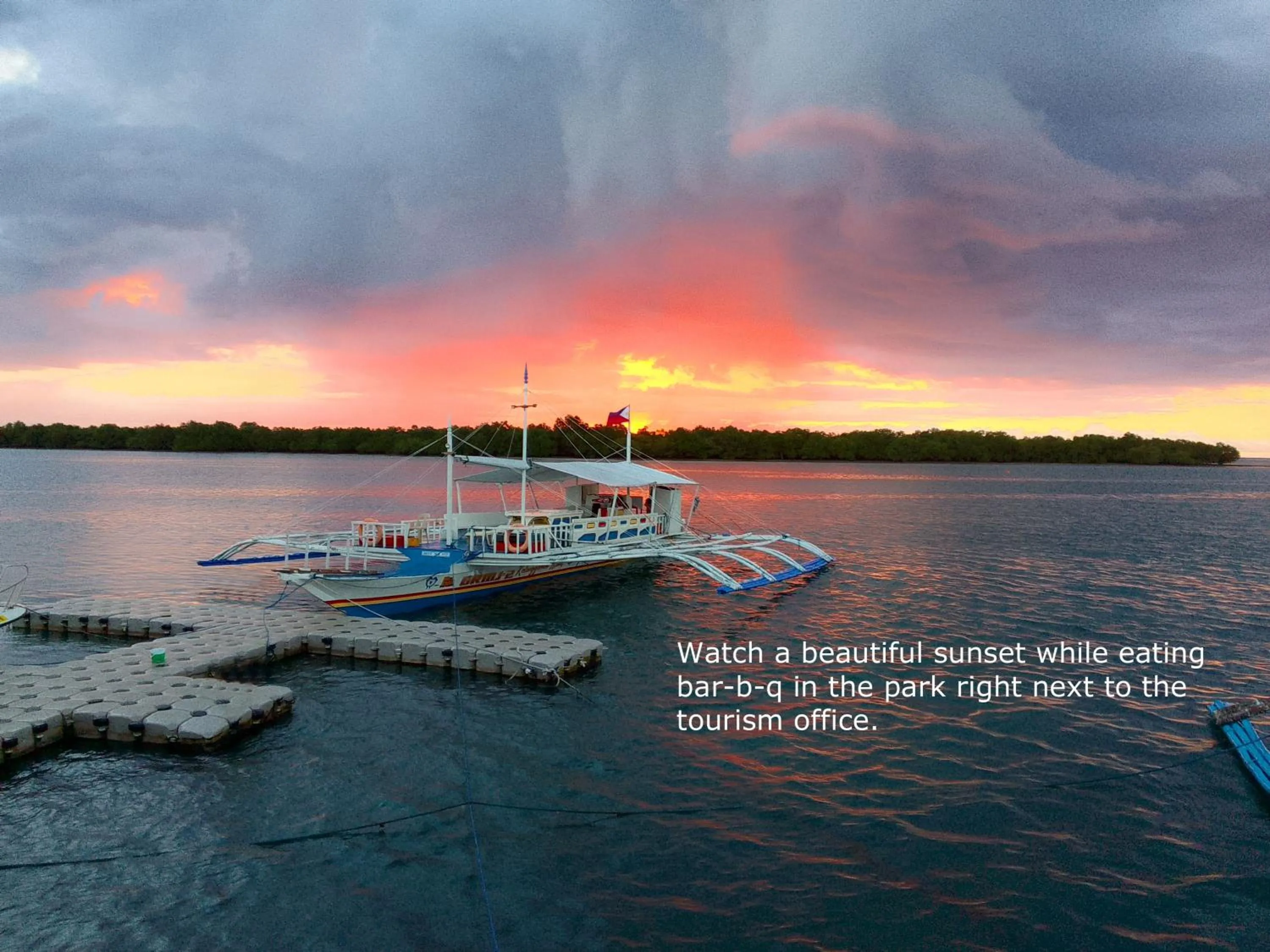 Sea view in Leizel's Bed & Breakfast