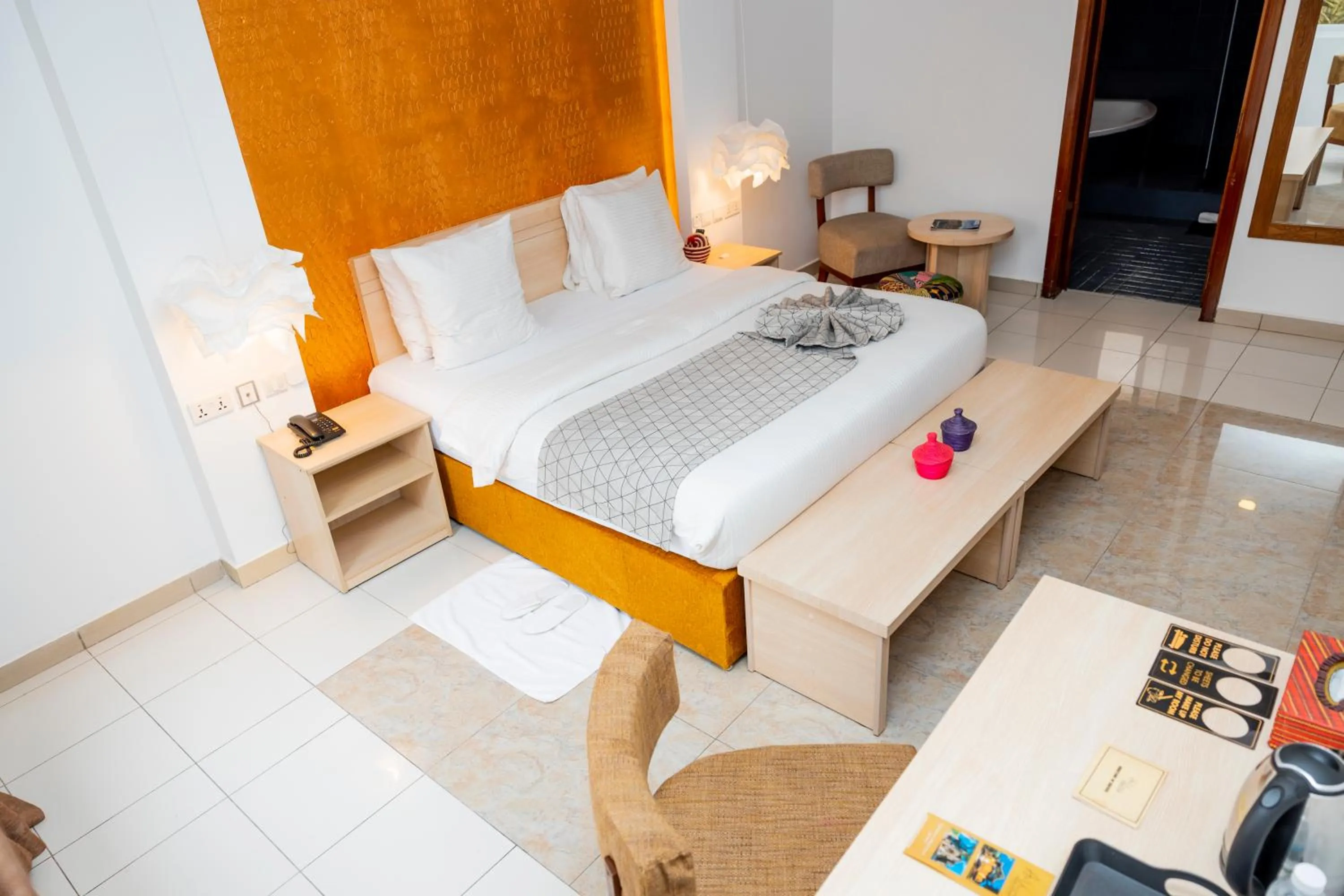 Bed in Amata n'Ubuki Boutique Hotel Ltd