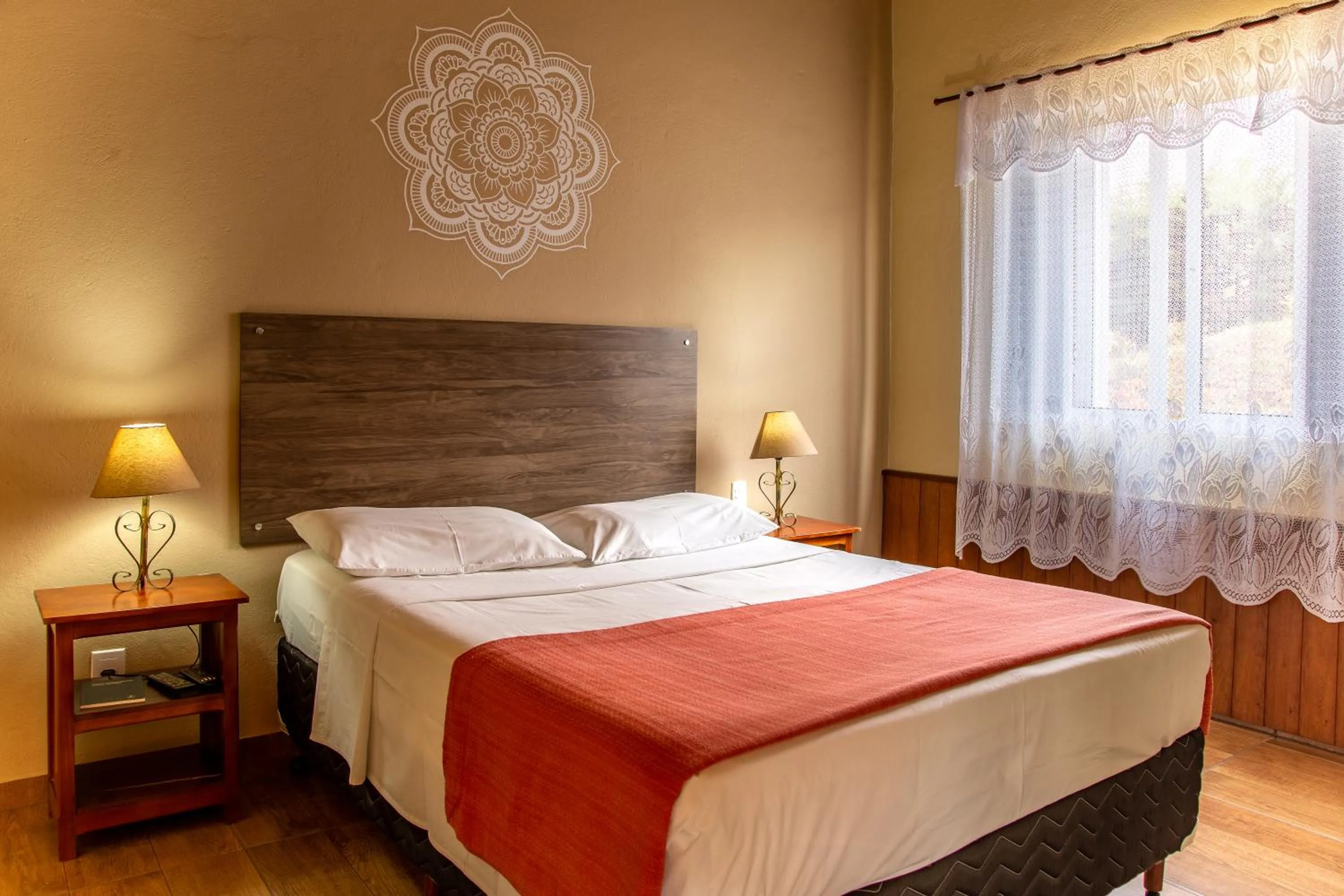 Bed in Pousada Lua Luana