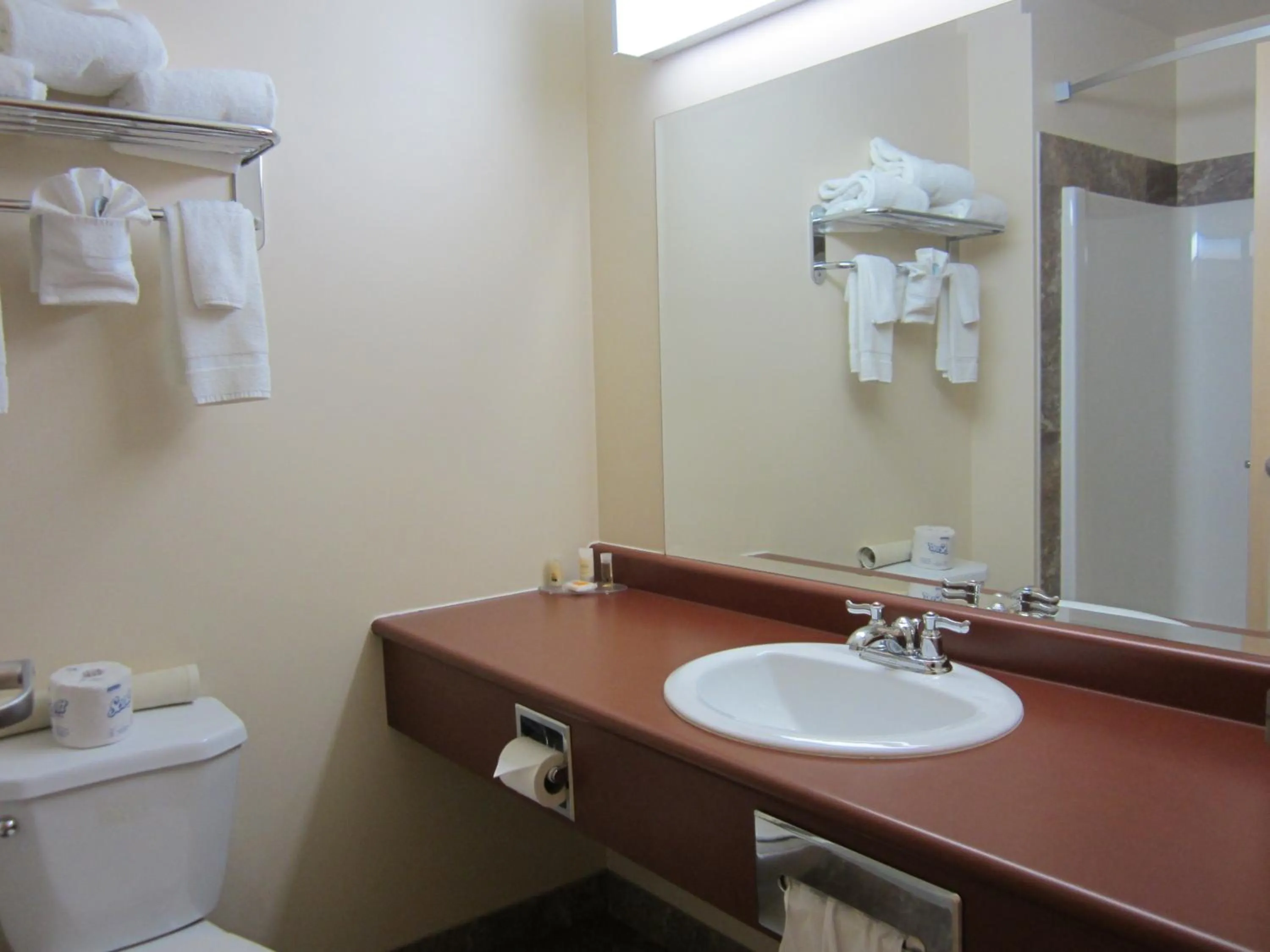 Bathroom in Days Inn by Wyndham Dawson Creek