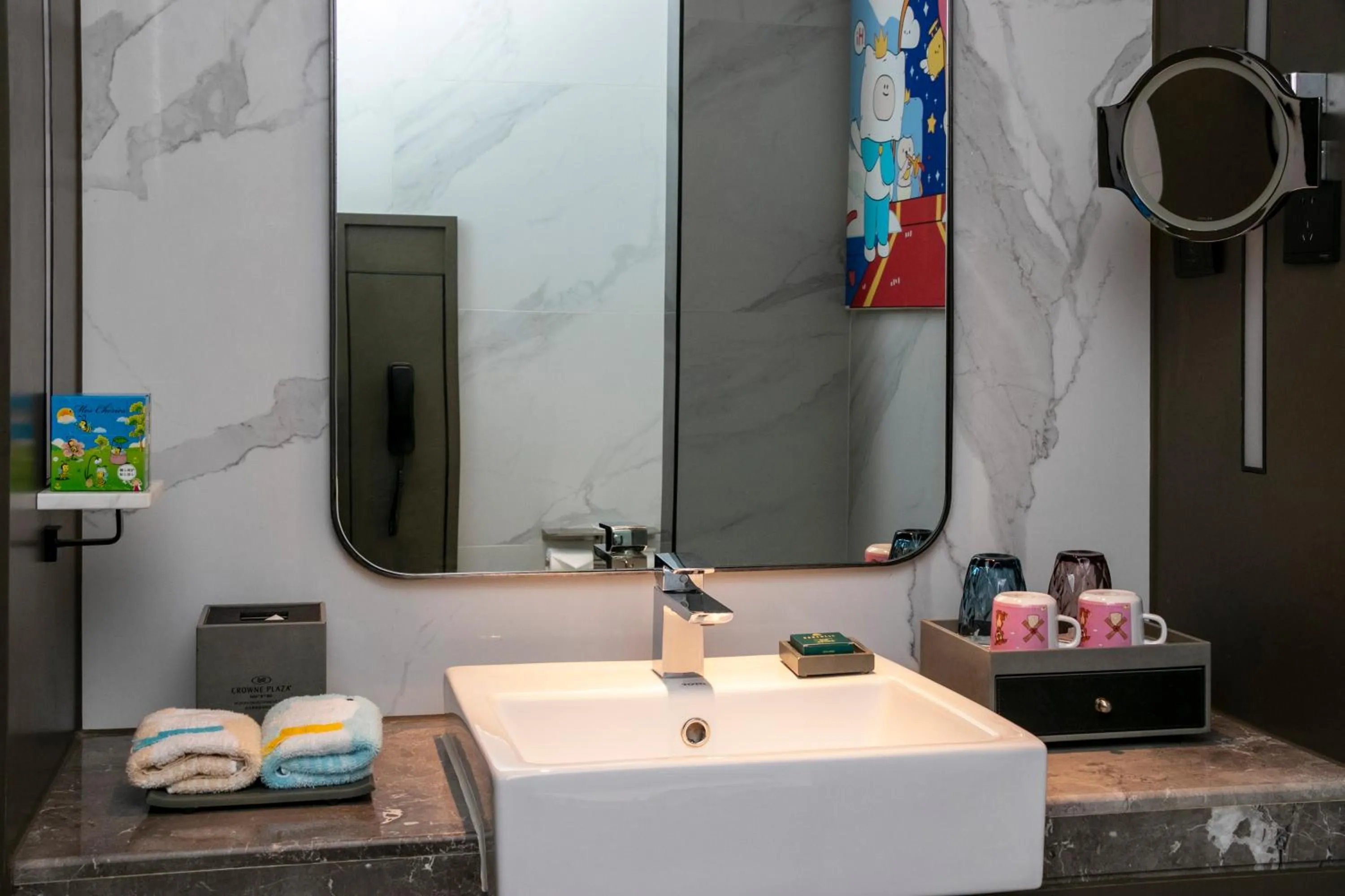 Bathroom in Crowne Plaza Wuhan Development Zone by IHG