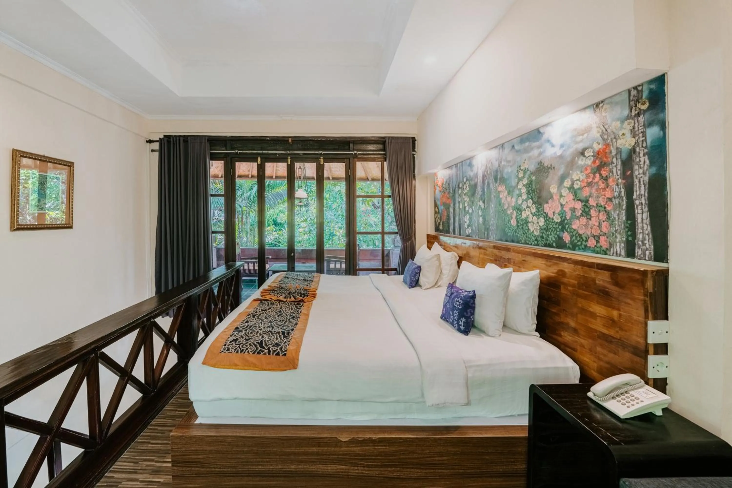 View (from property/room), Bed in Dewangga Ubud