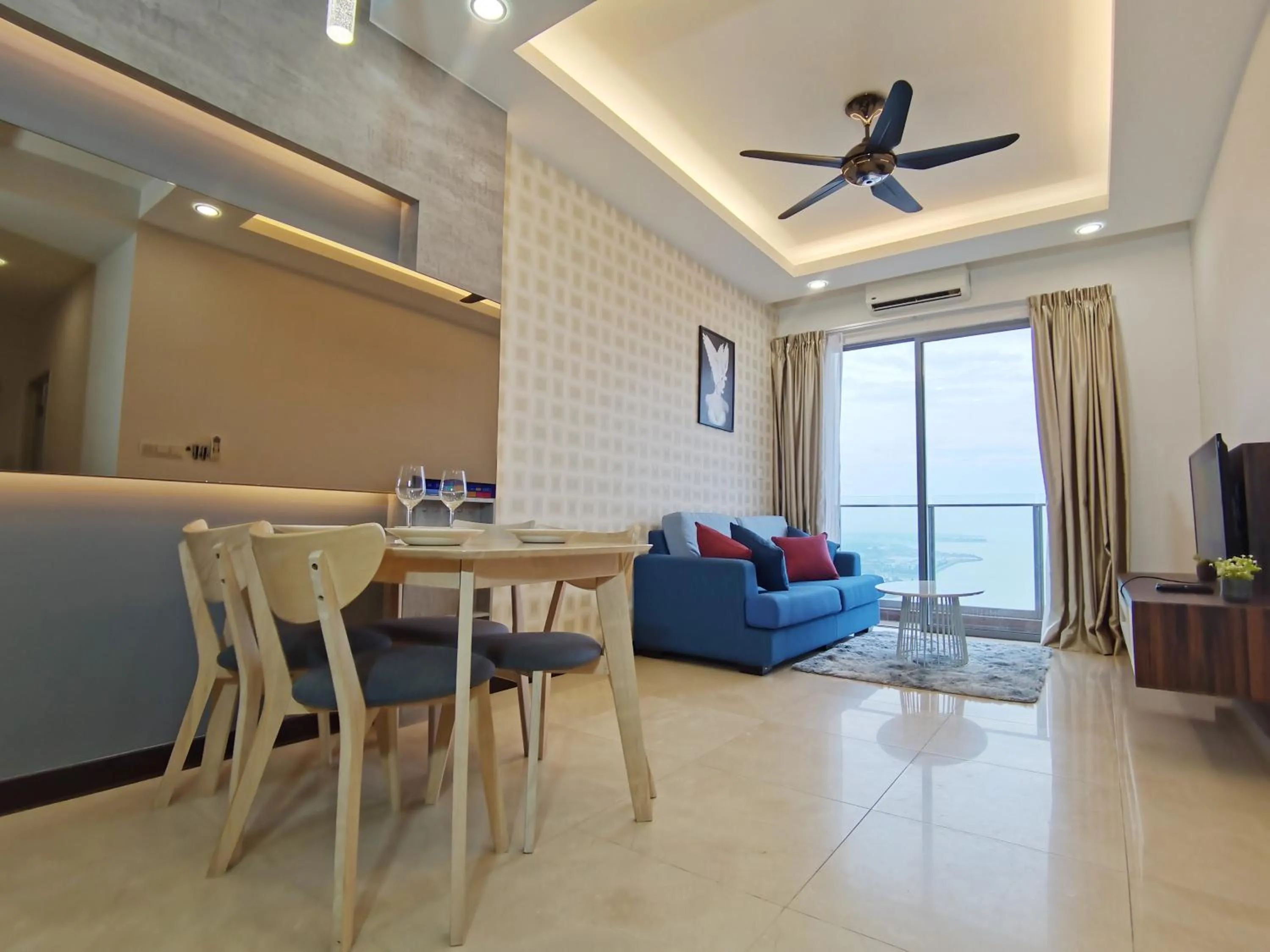 Dining area in Attic Home Melaka Silverscape Residence & Jonker
