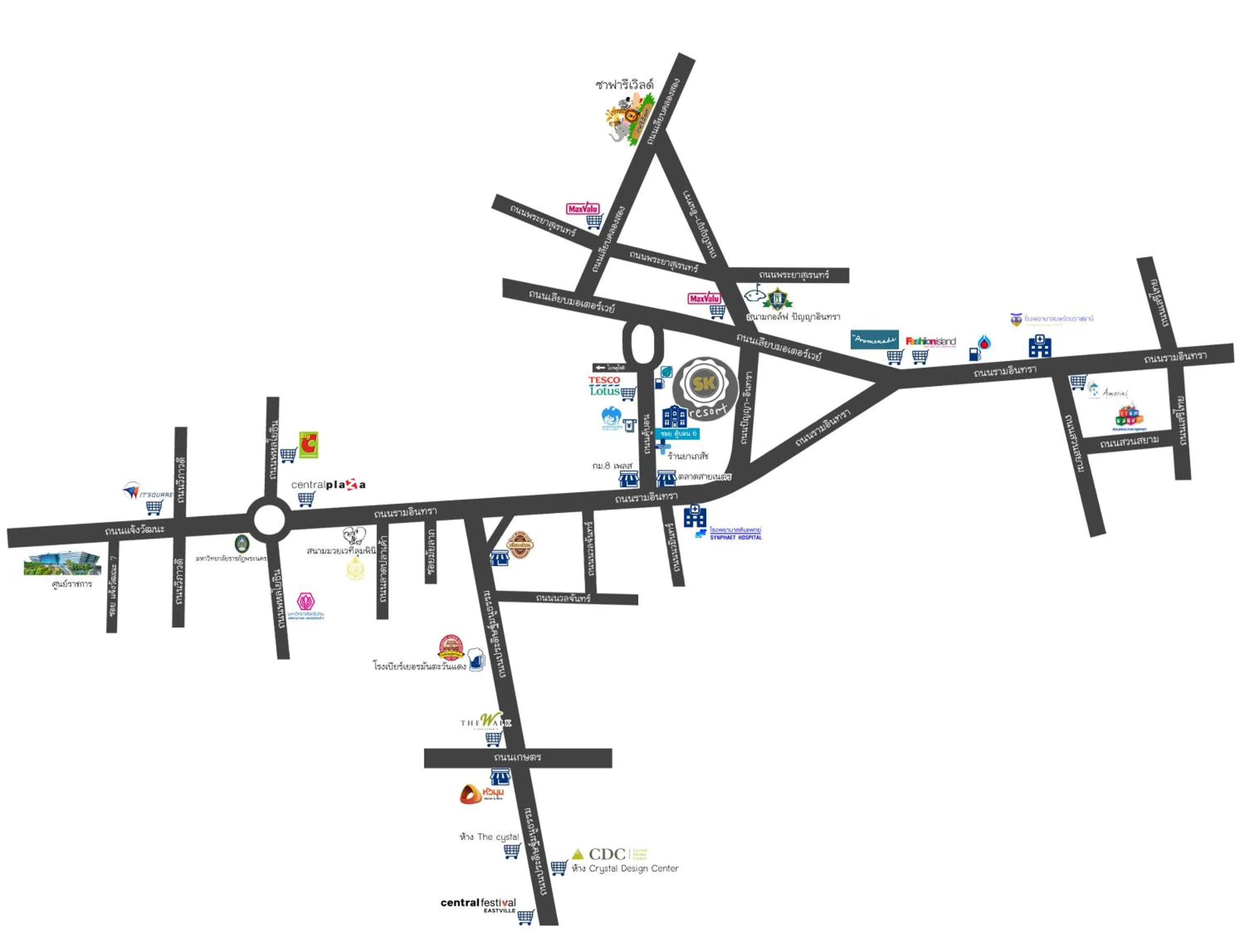Floor plan in sk resort