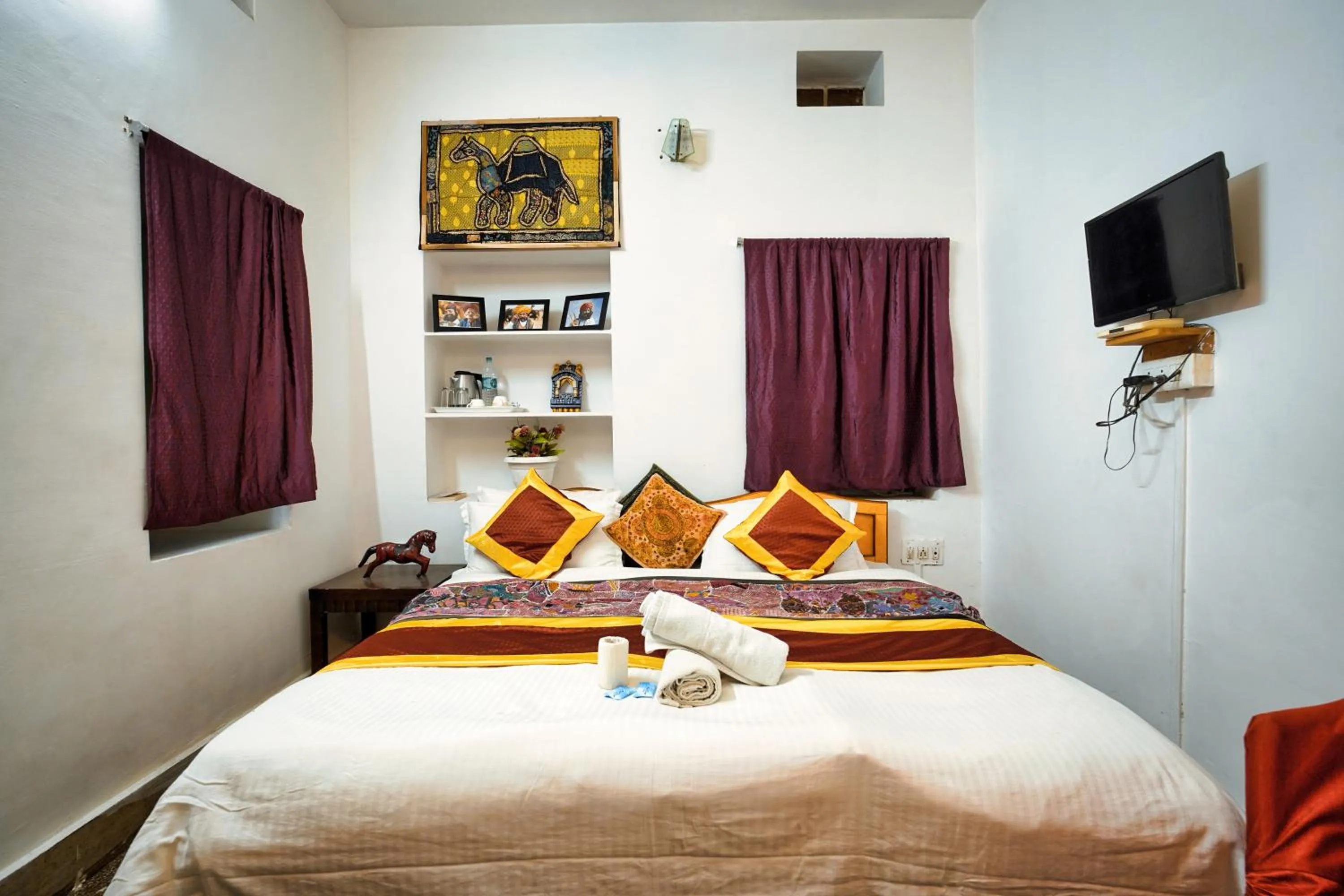 Bed in Hotel The Surya Jaisalmer