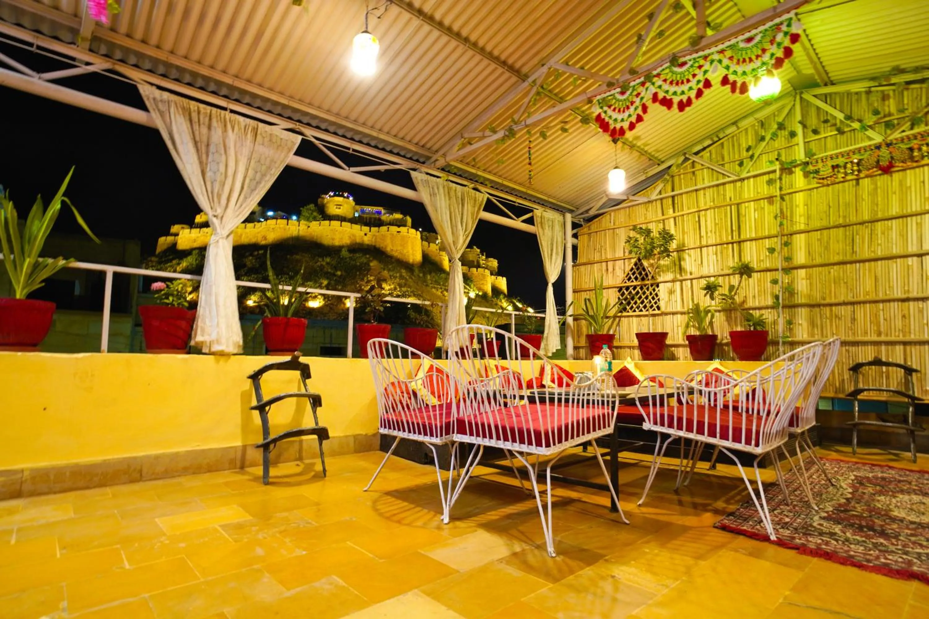 Patio in Hotel The Surya Jaisalmer