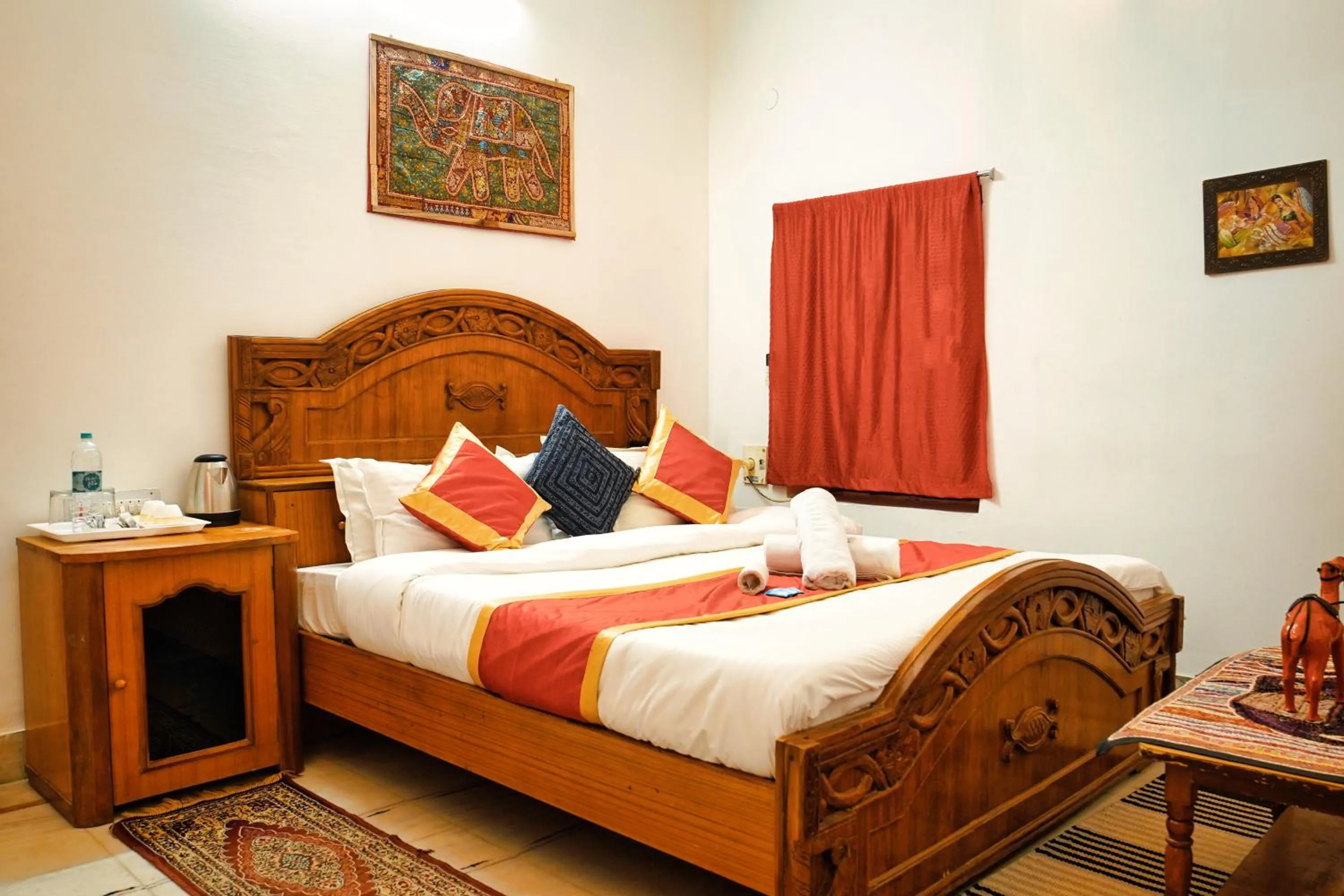 Bed in Hotel The Surya Jaisalmer