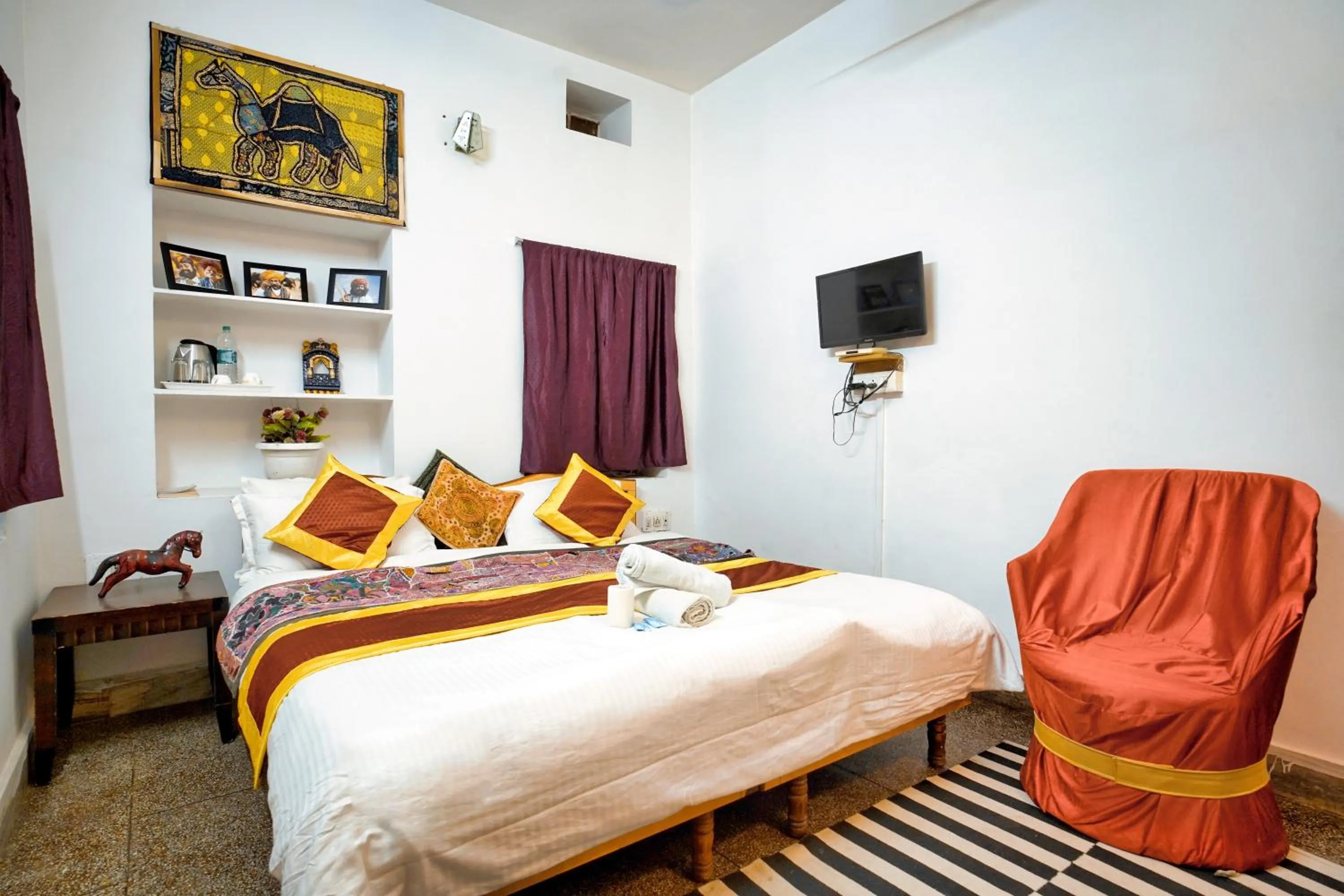 Bed in Hotel The Surya Jaisalmer