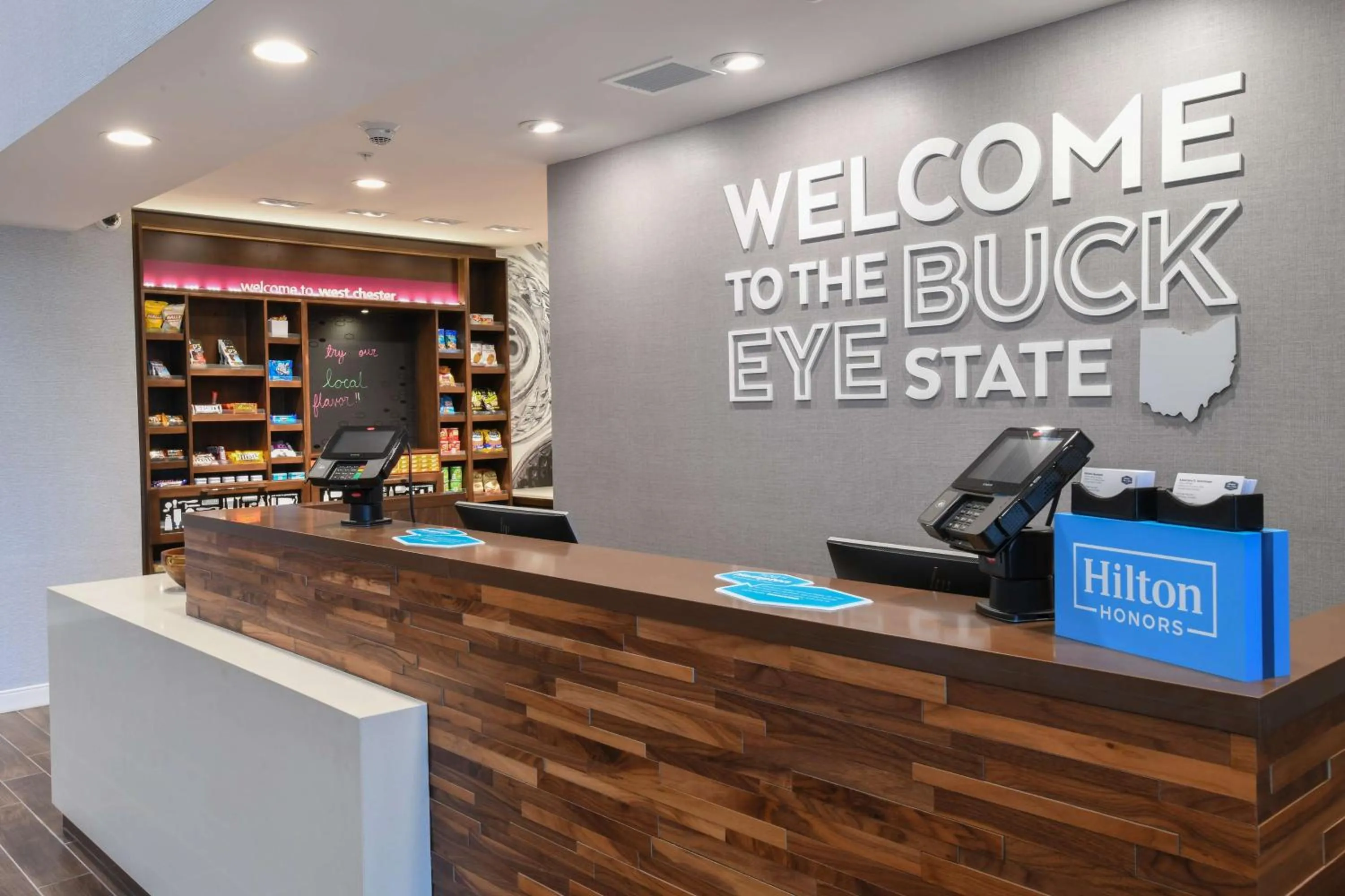 Lobby or reception in Hampton Inn & Suites Cincinnati Liberty Township