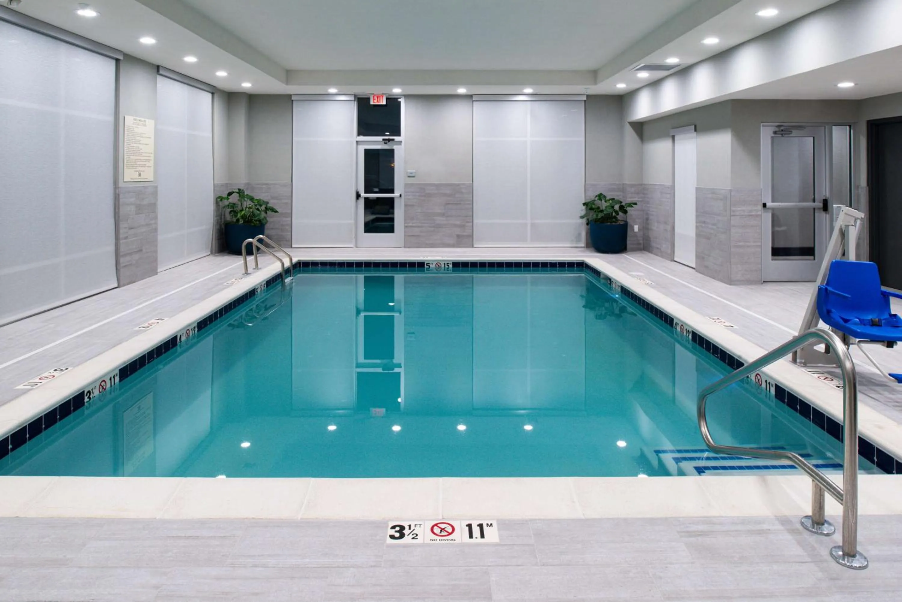 Pool view in Hampton Inn & Suites Adrian, Mi