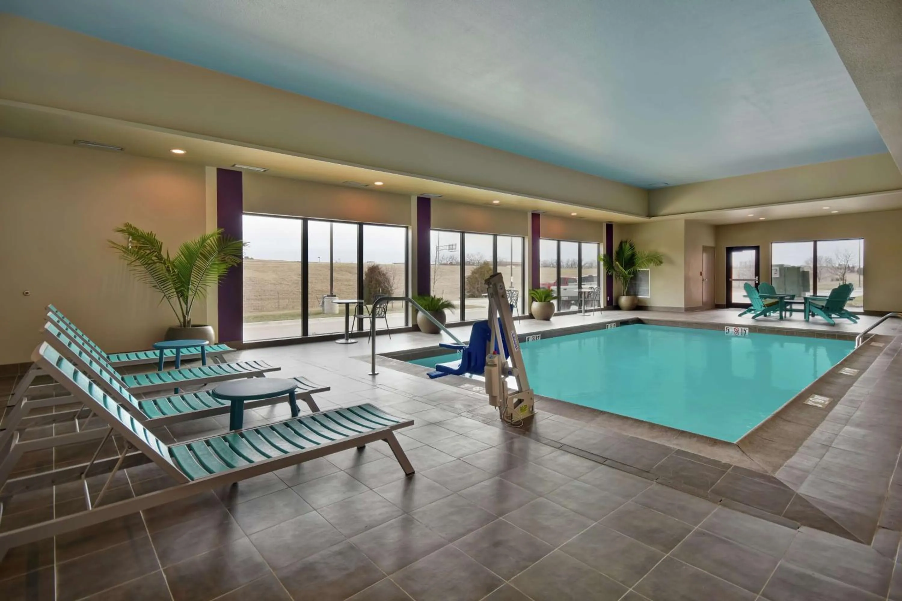 Pool view in Home2 Suites by Hilton Wichita Northeast