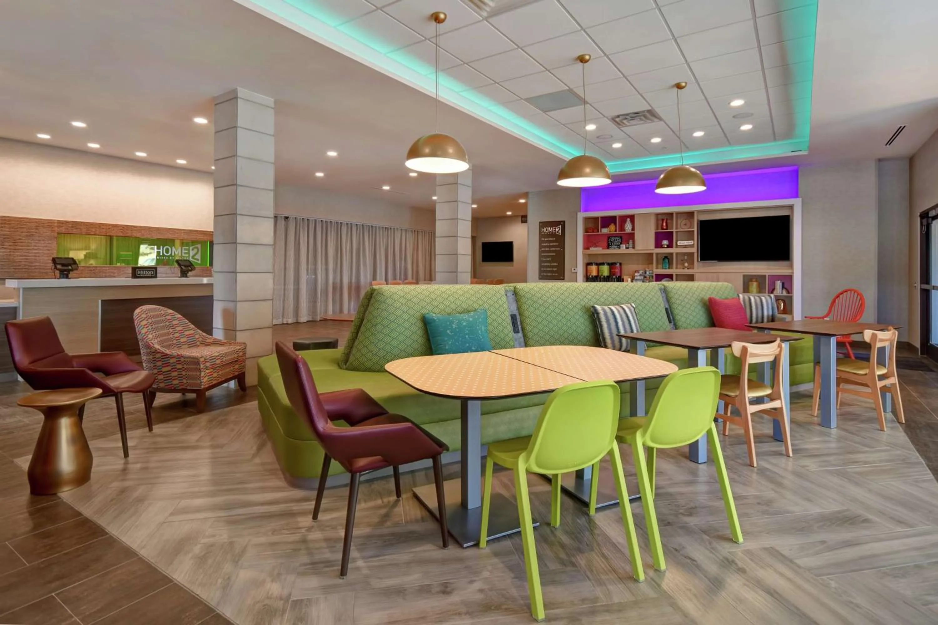 Lobby or reception in Home2 Suites by Hilton Wichita Northeast