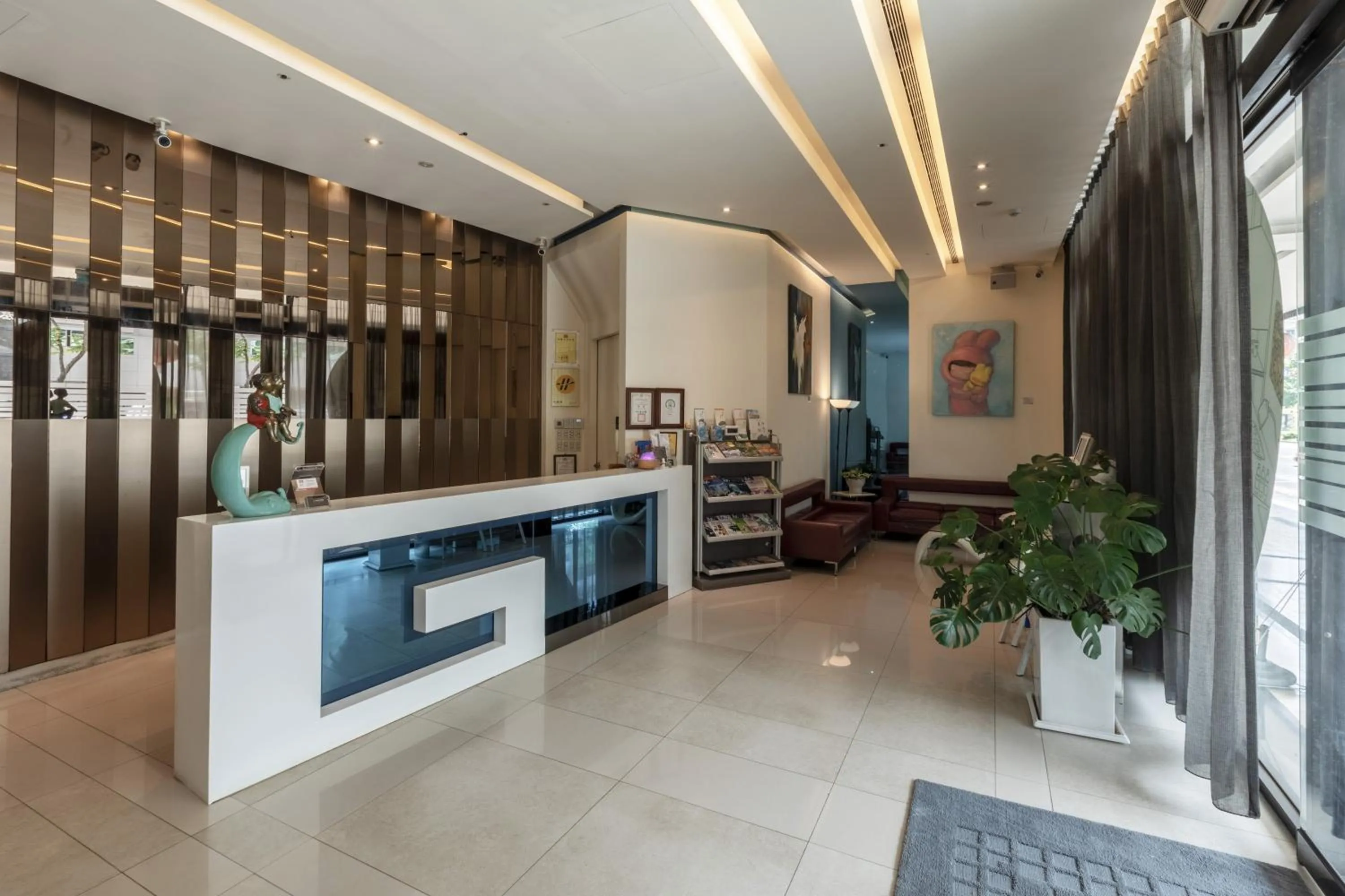 Lobby or reception in Hotel G7 Taipei