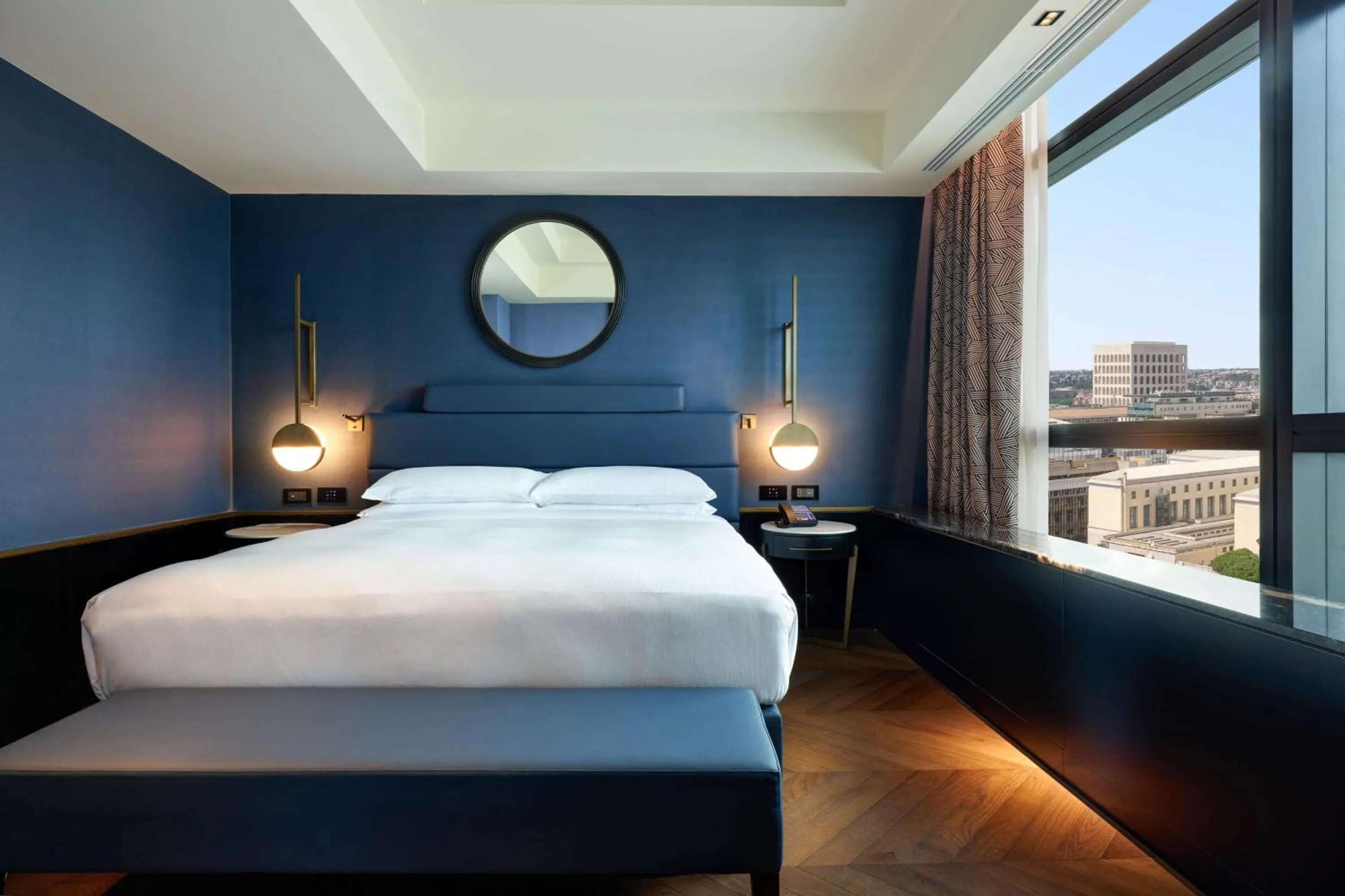 Bed in Hilton Rome Eur La Lama