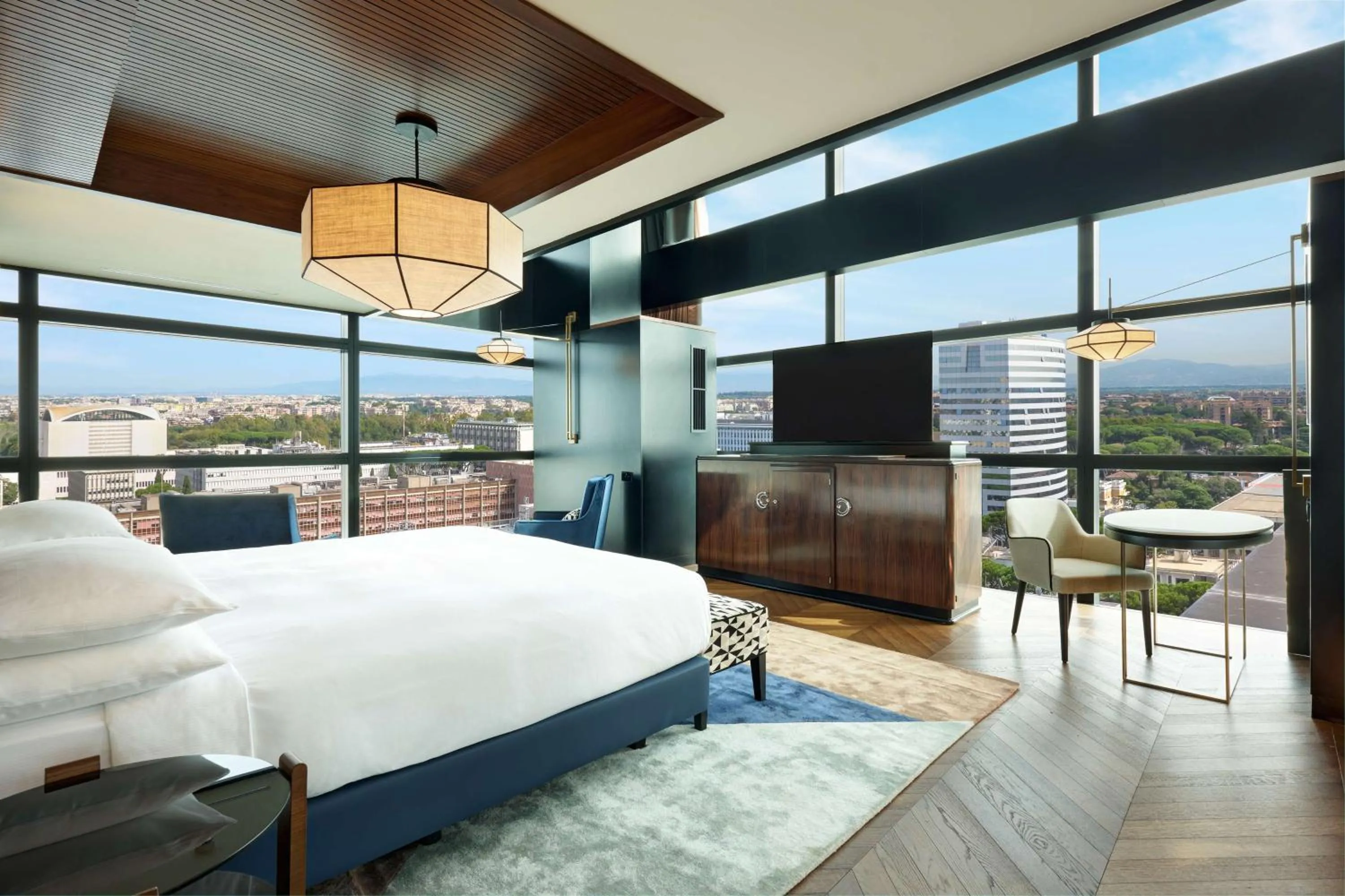 Bed in Hilton Rome Eur La Lama