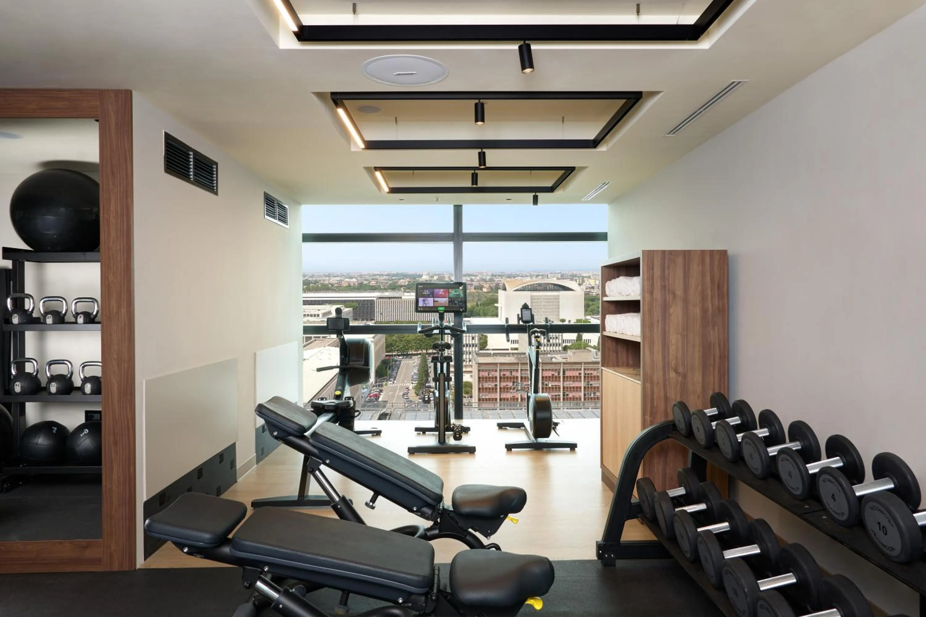 Fitness centre/facilities in Hilton Rome Eur La Lama