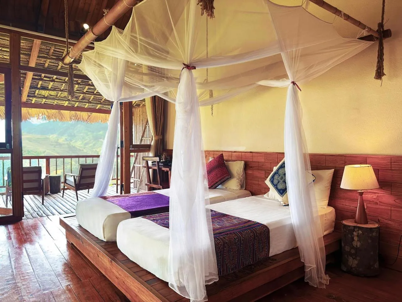 Bed in PU LUONG BOUTIQUE GARDEN