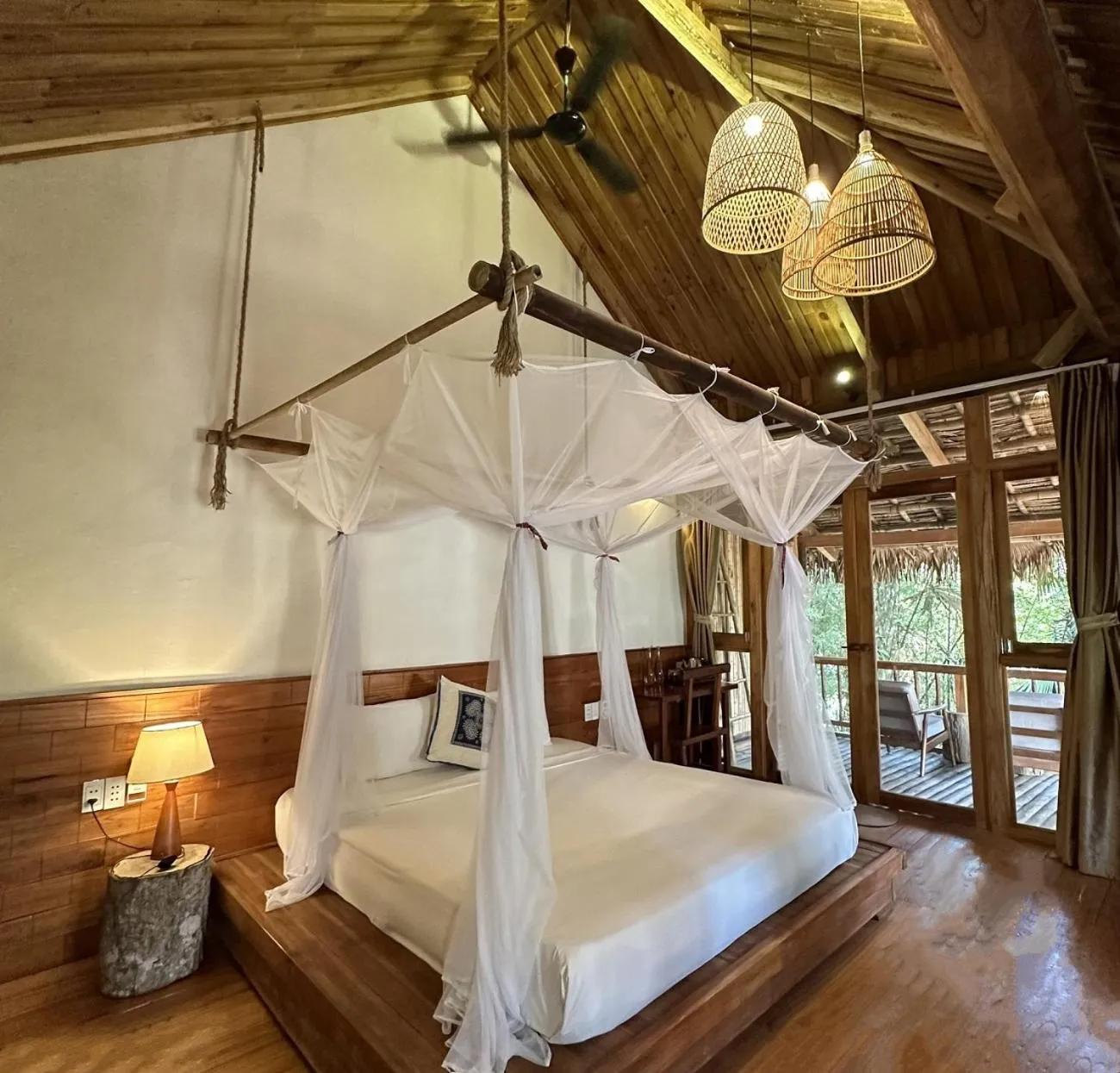 Bedroom, Bed in PU LUONG BOUTIQUE GARDEN