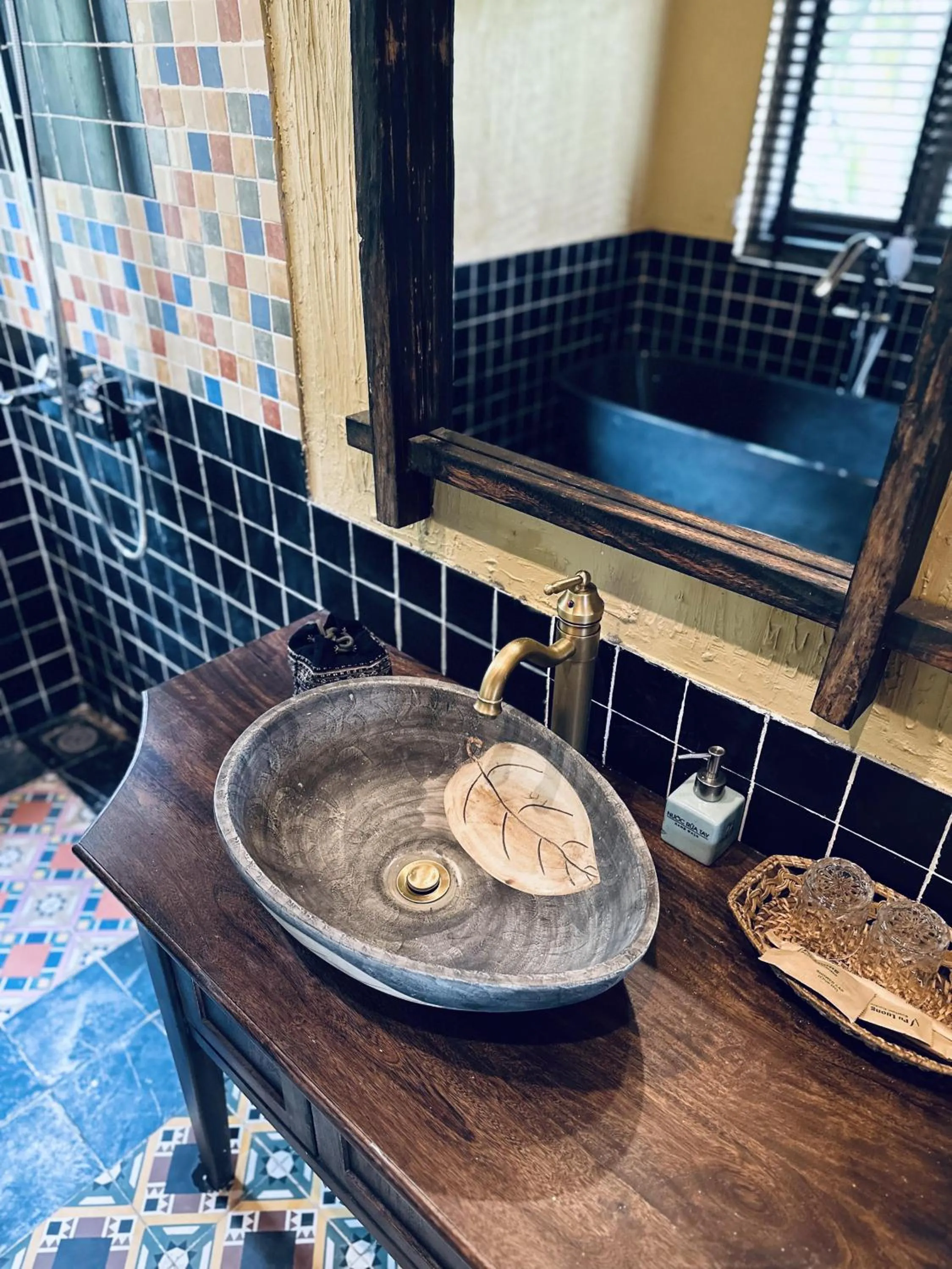 Bathroom in PU LUONG BOUTIQUE GARDEN