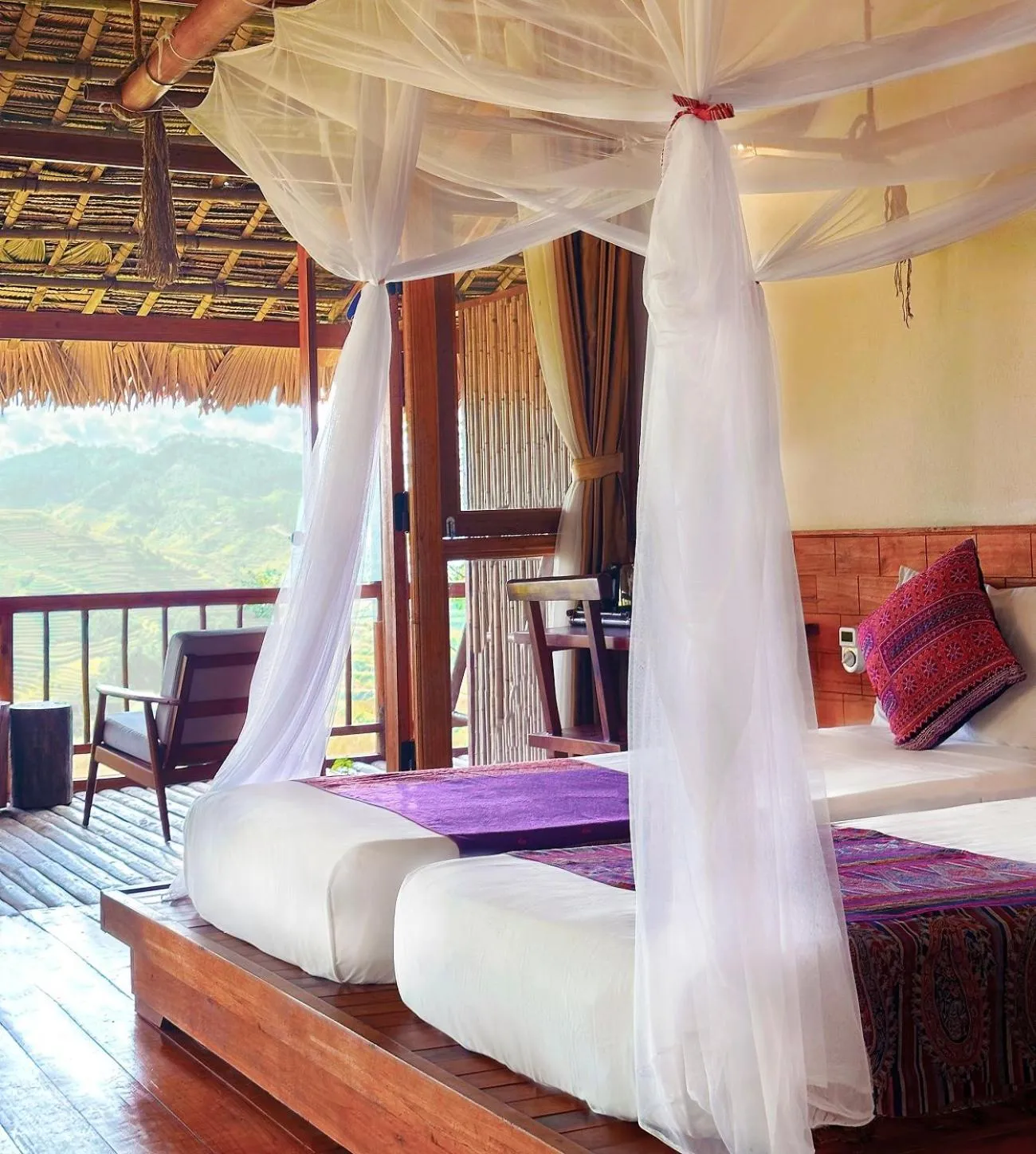 Bed in PU LUONG BOUTIQUE GARDEN