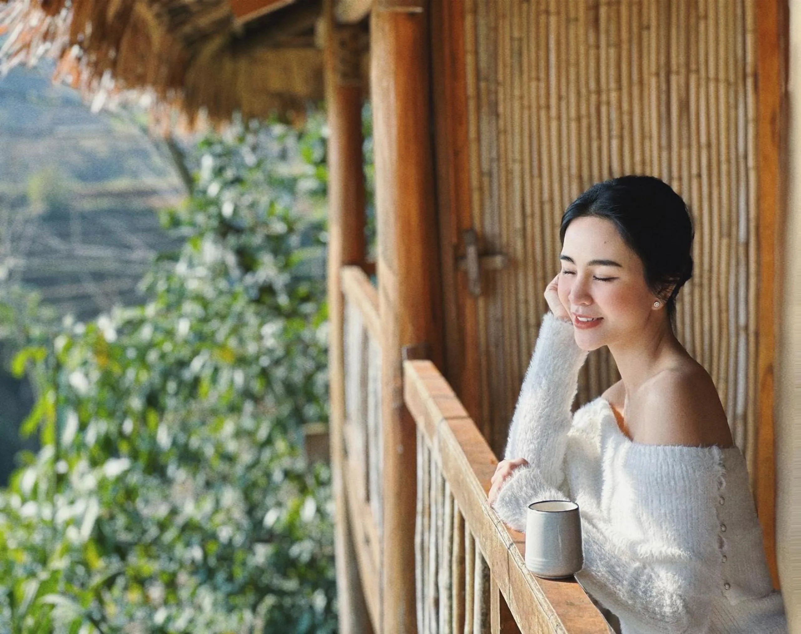 Balcony/Terrace in PU LUONG BOUTIQUE GARDEN