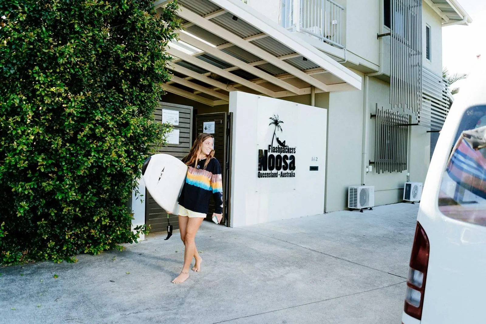 Facade/entrance in Noosa Flashpackers