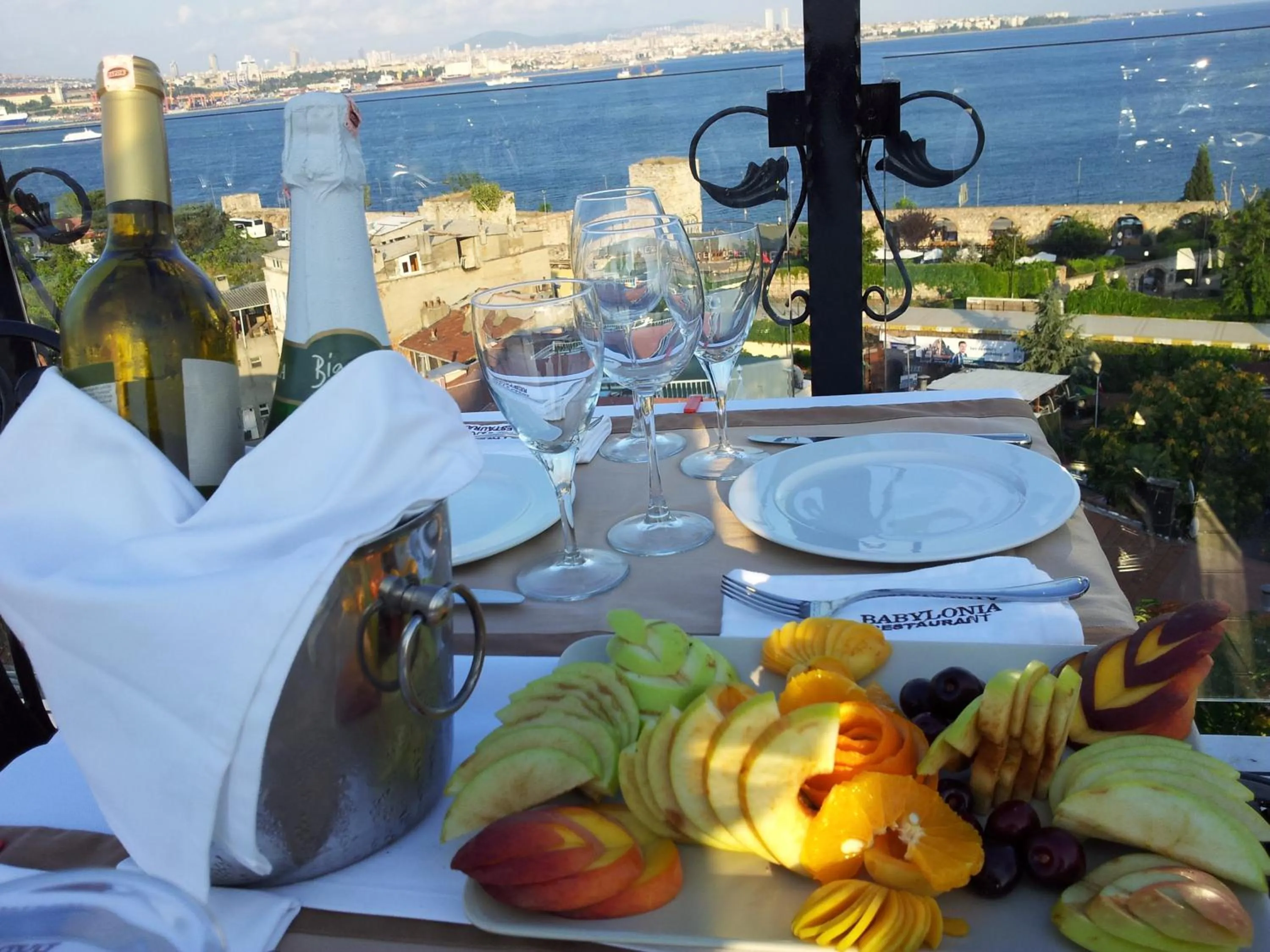 Patio in Mytra Hotel