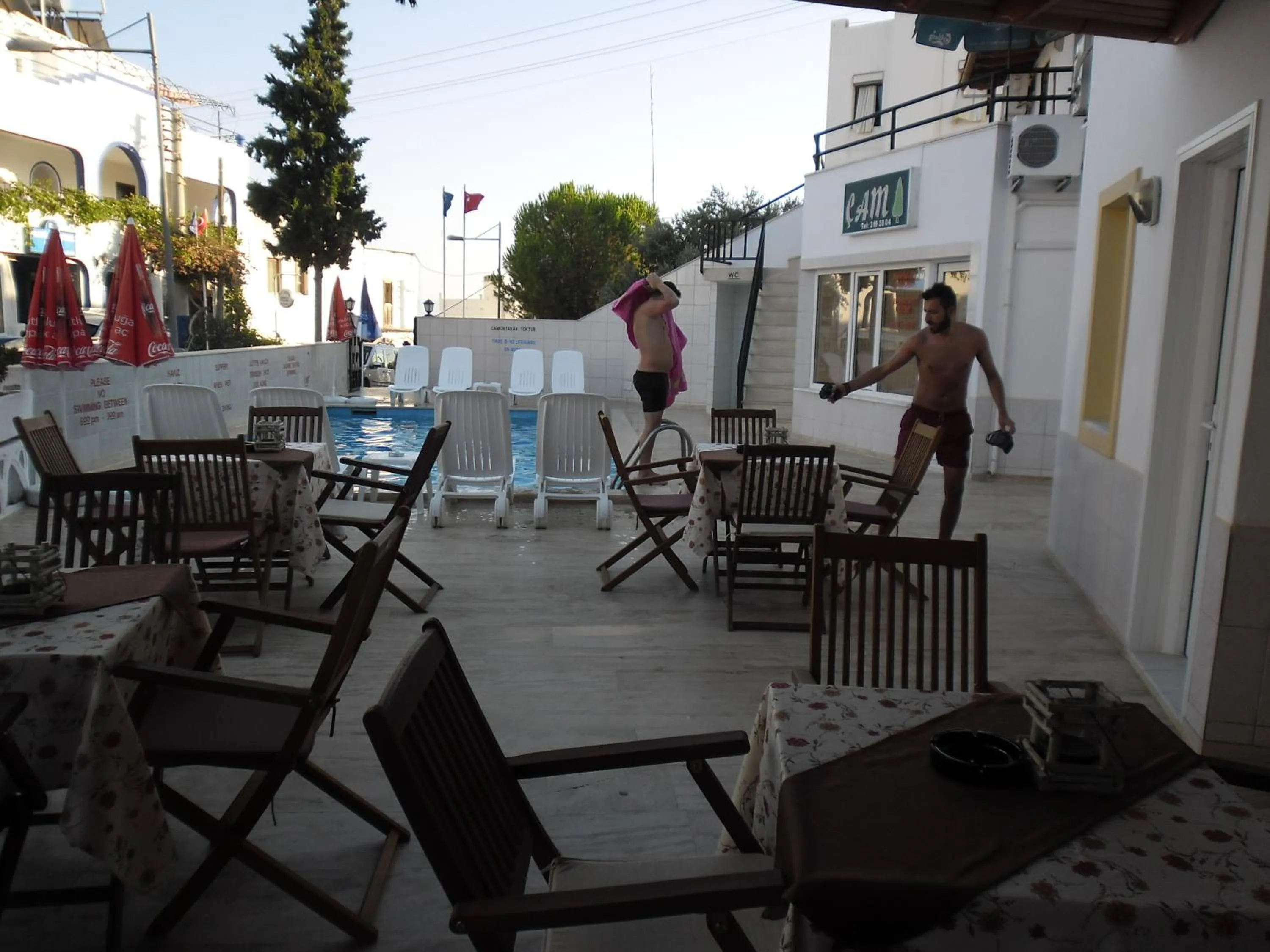 Seating area in Cam Hotel