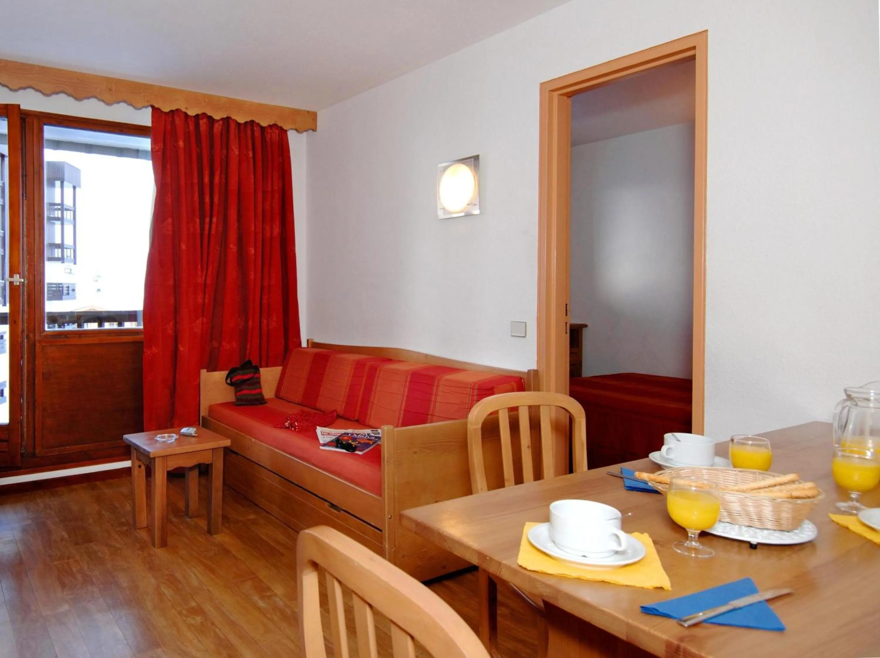 Living room in Résidence Odalys Le Hameau du Borsat