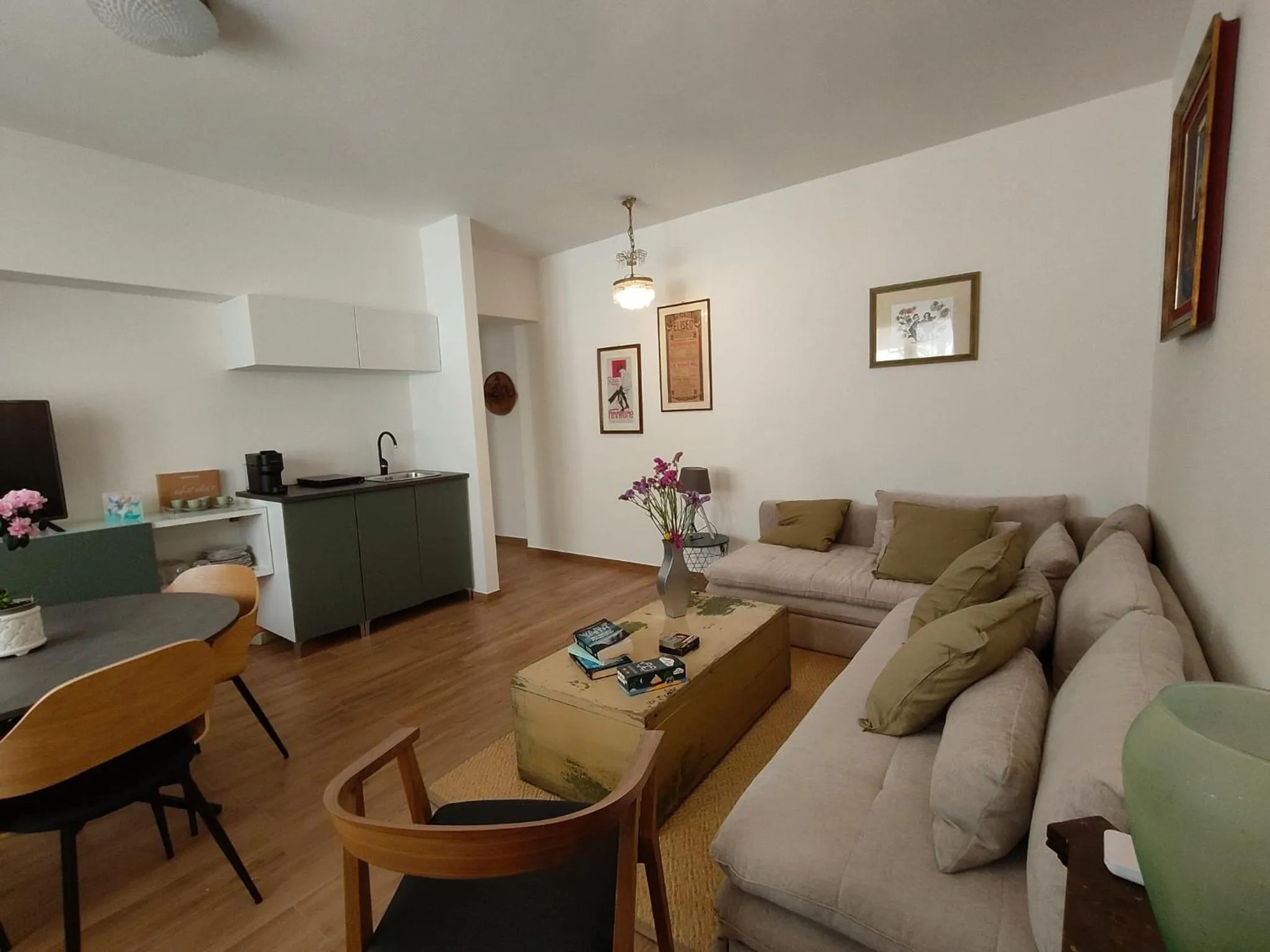 Seating area in Palazzo Degli Antoci